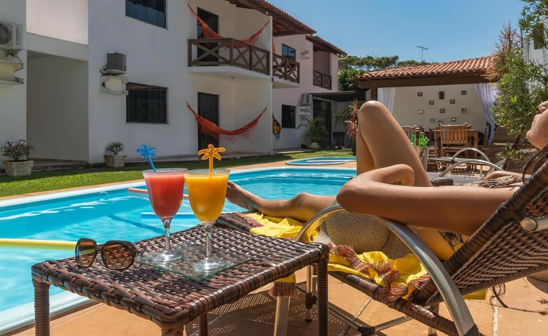 Swimming pool in Pousada Lua e Mar