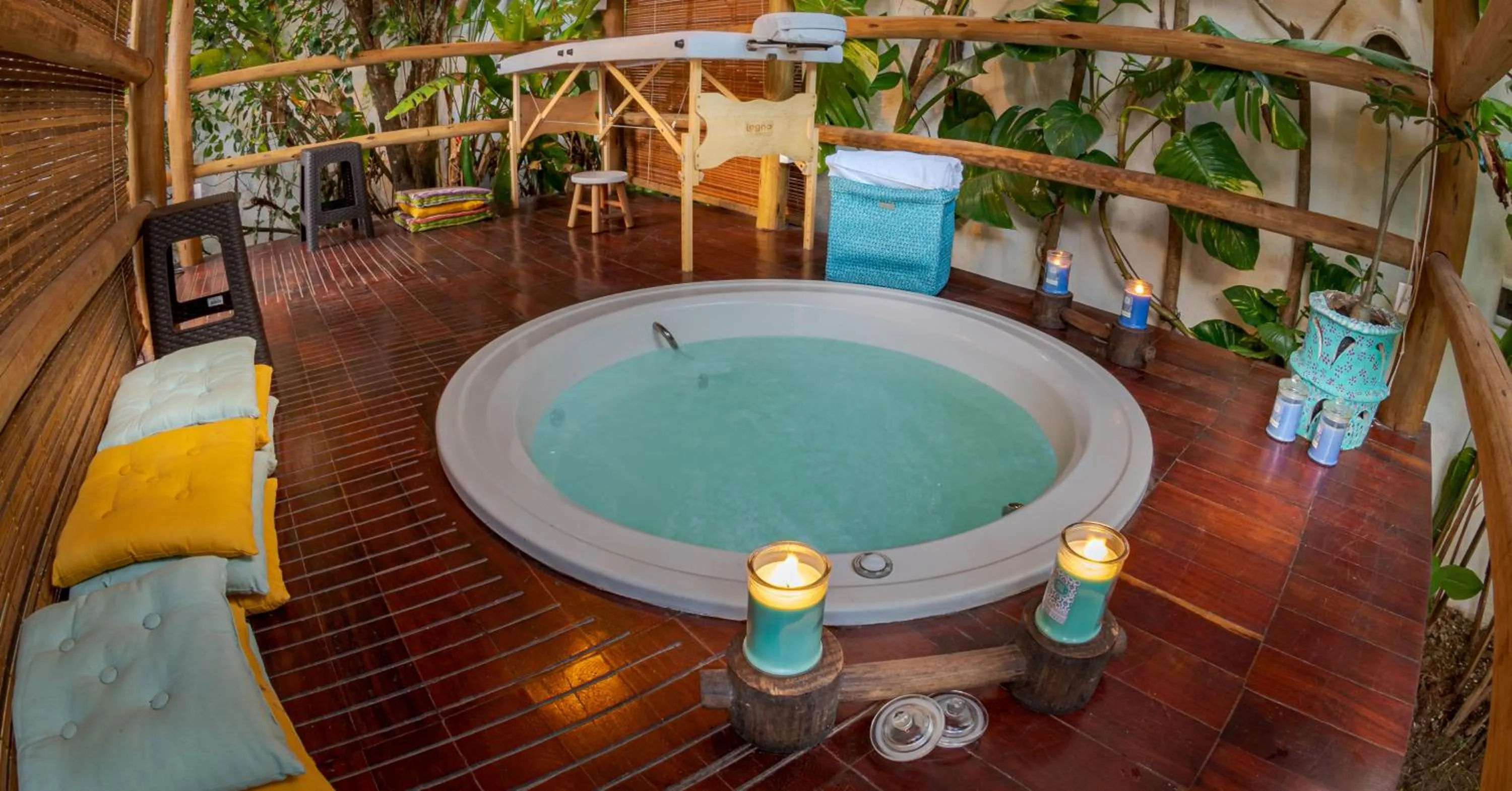 Hot Tub in Pousada Lua e Mar