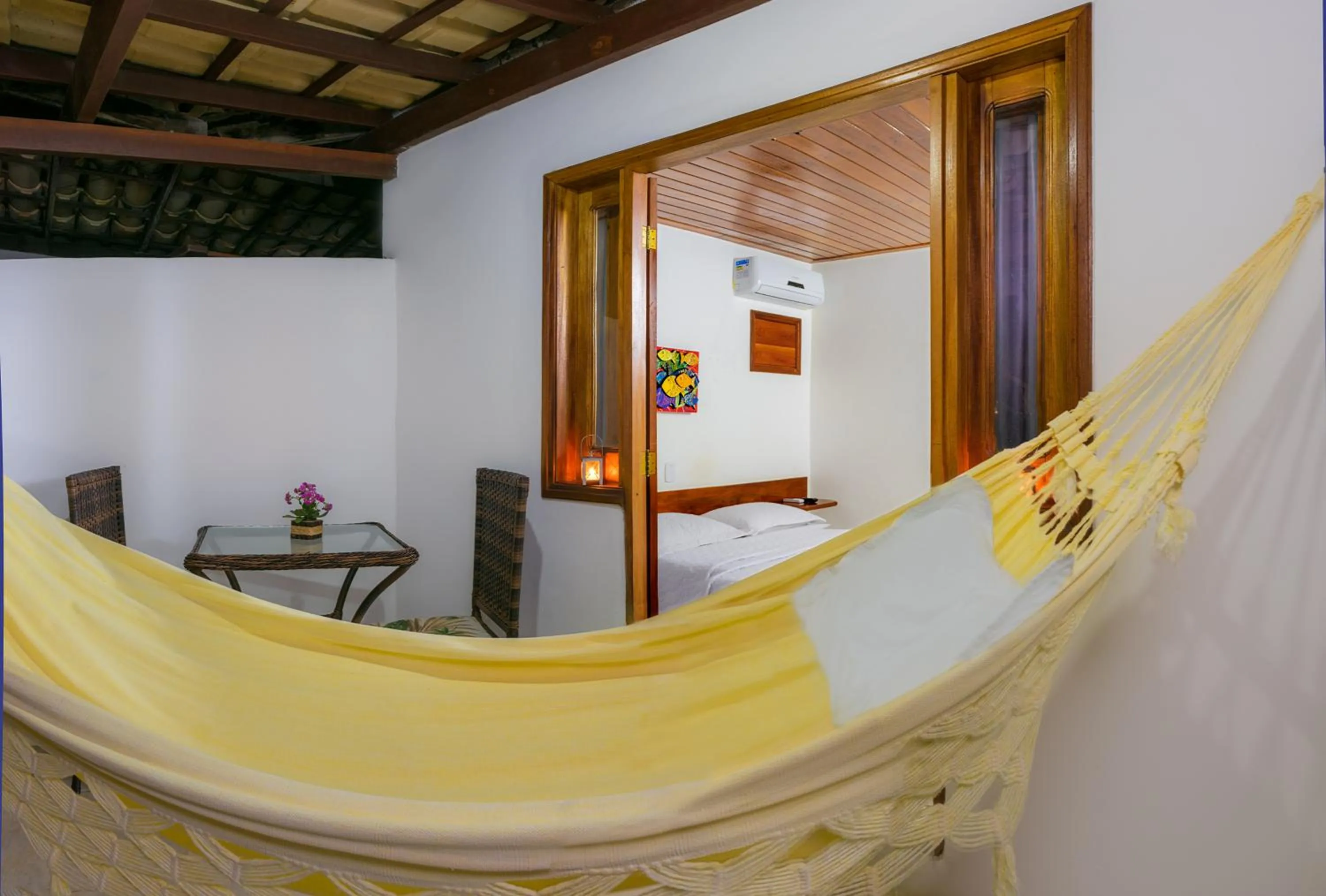 Balcony/Terrace in Pousada Lua e Mar