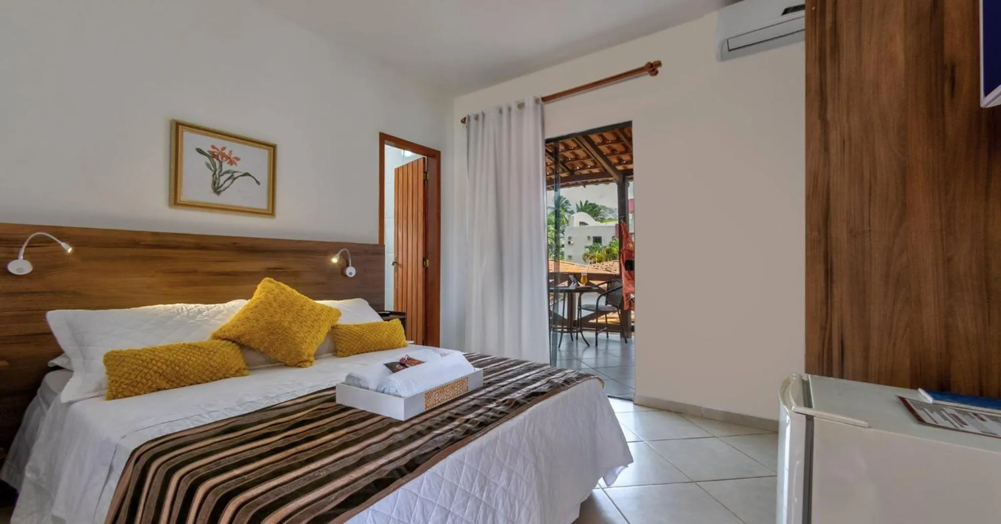 Bedroom, Bed in Pousada Lua e Mar