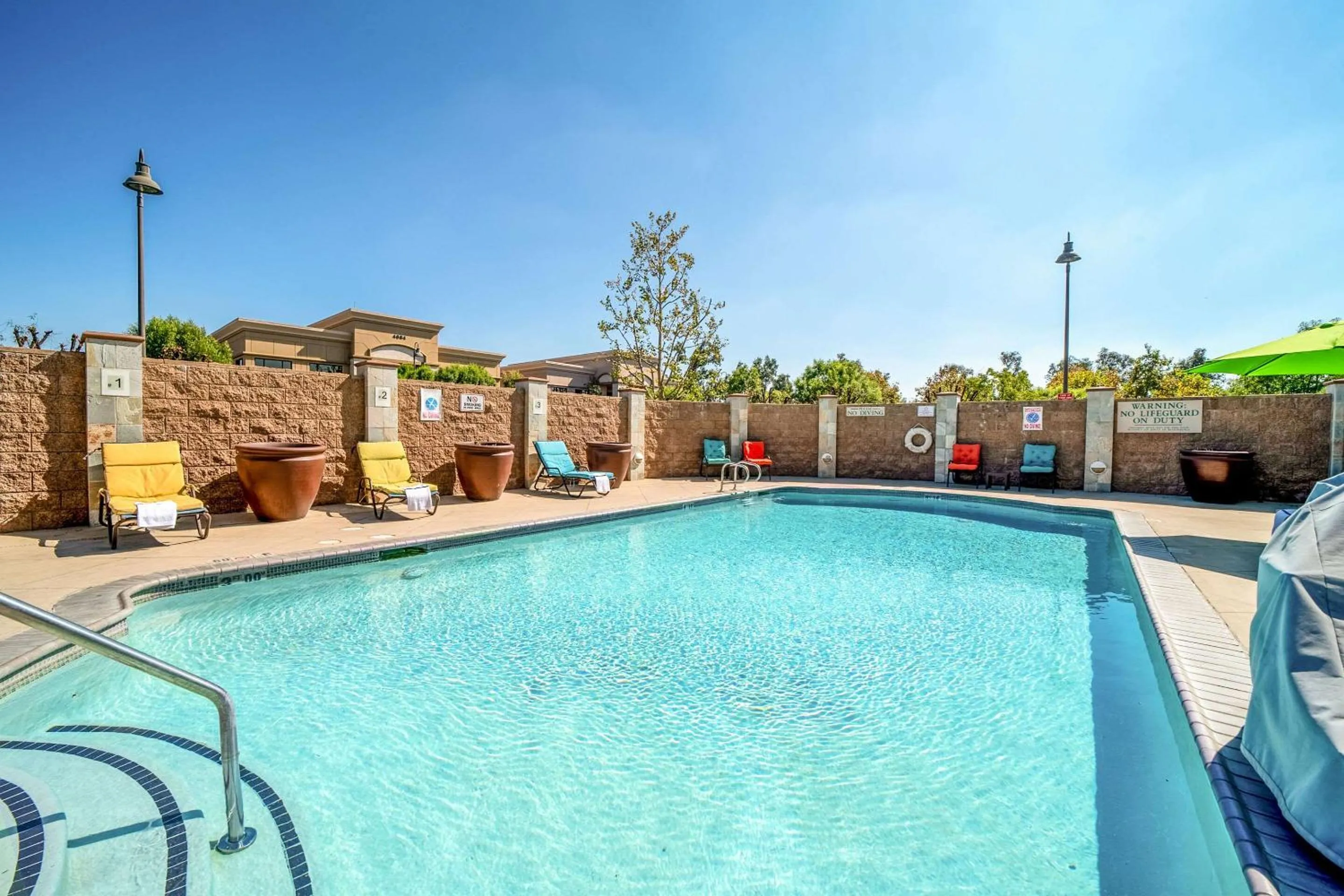 Pool view in Country Inn & Suites by Radisson, Ontario at Ontario Mills, CA