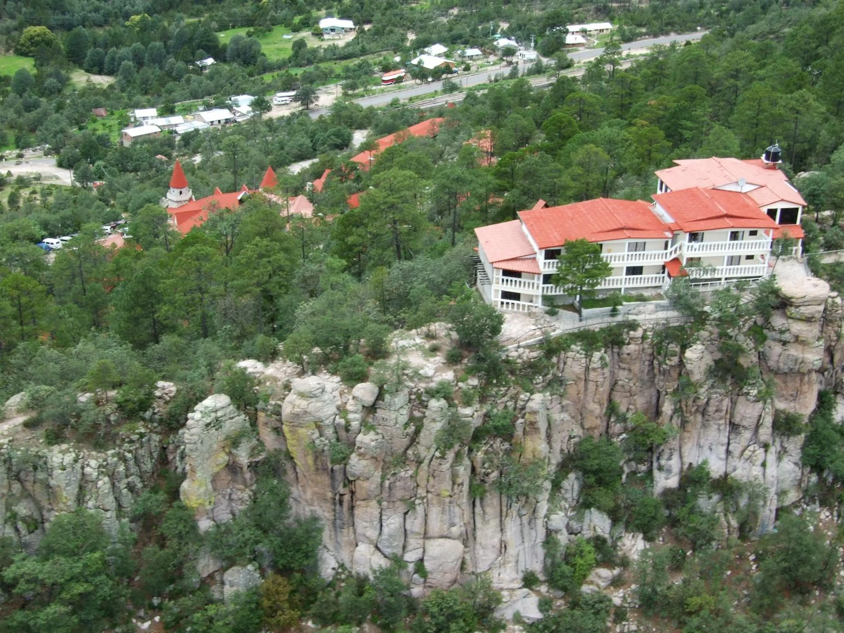 Bird's eye view in Hotel Mansion Tarahumara