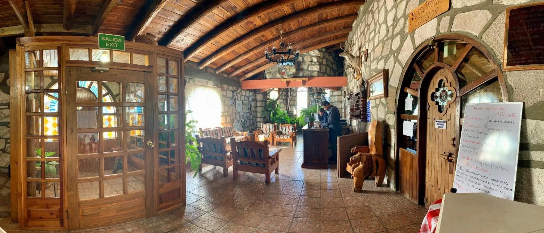 Lobby or reception in Hotel Mansion Tarahumara