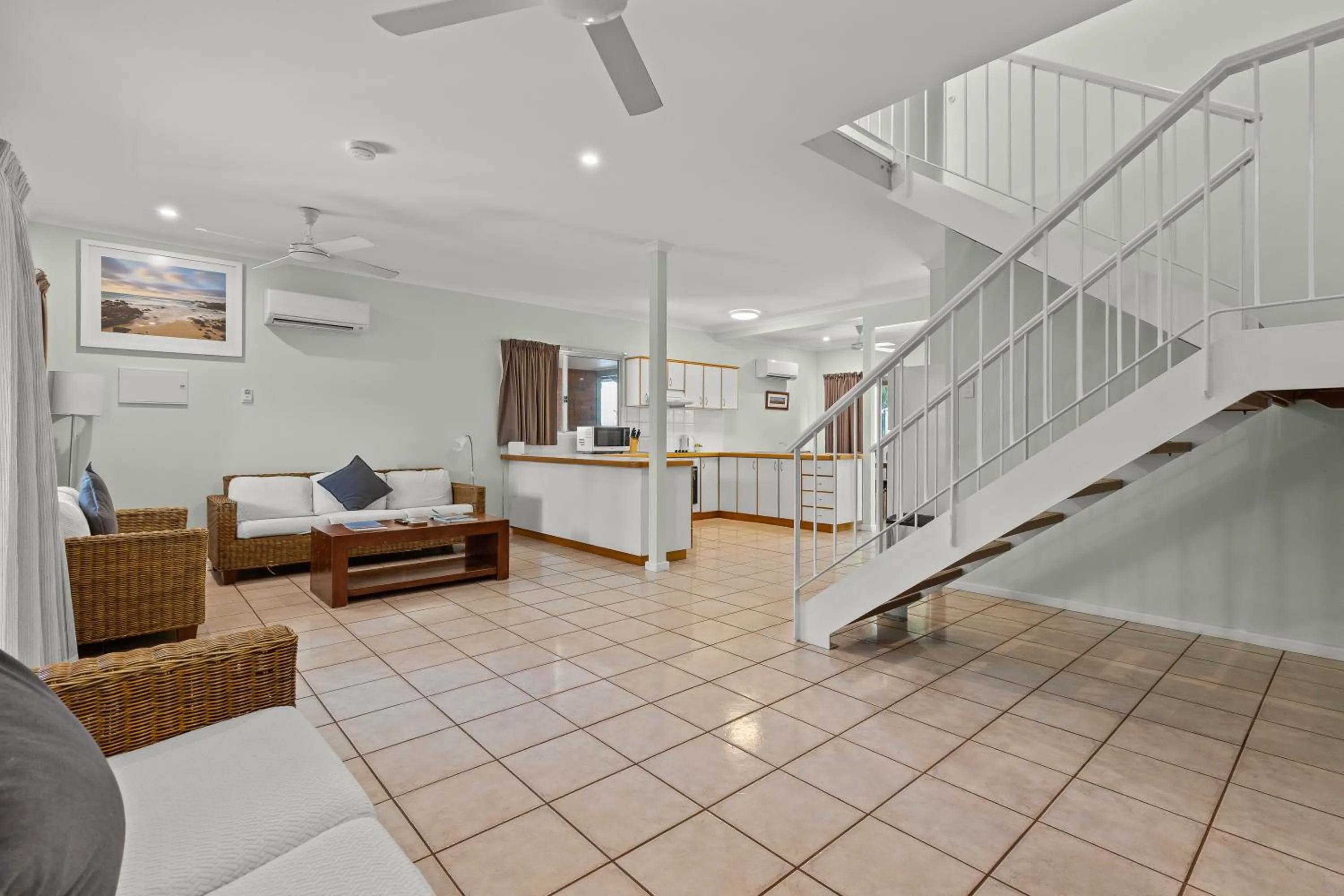 Living room in Cable Beachside Villas