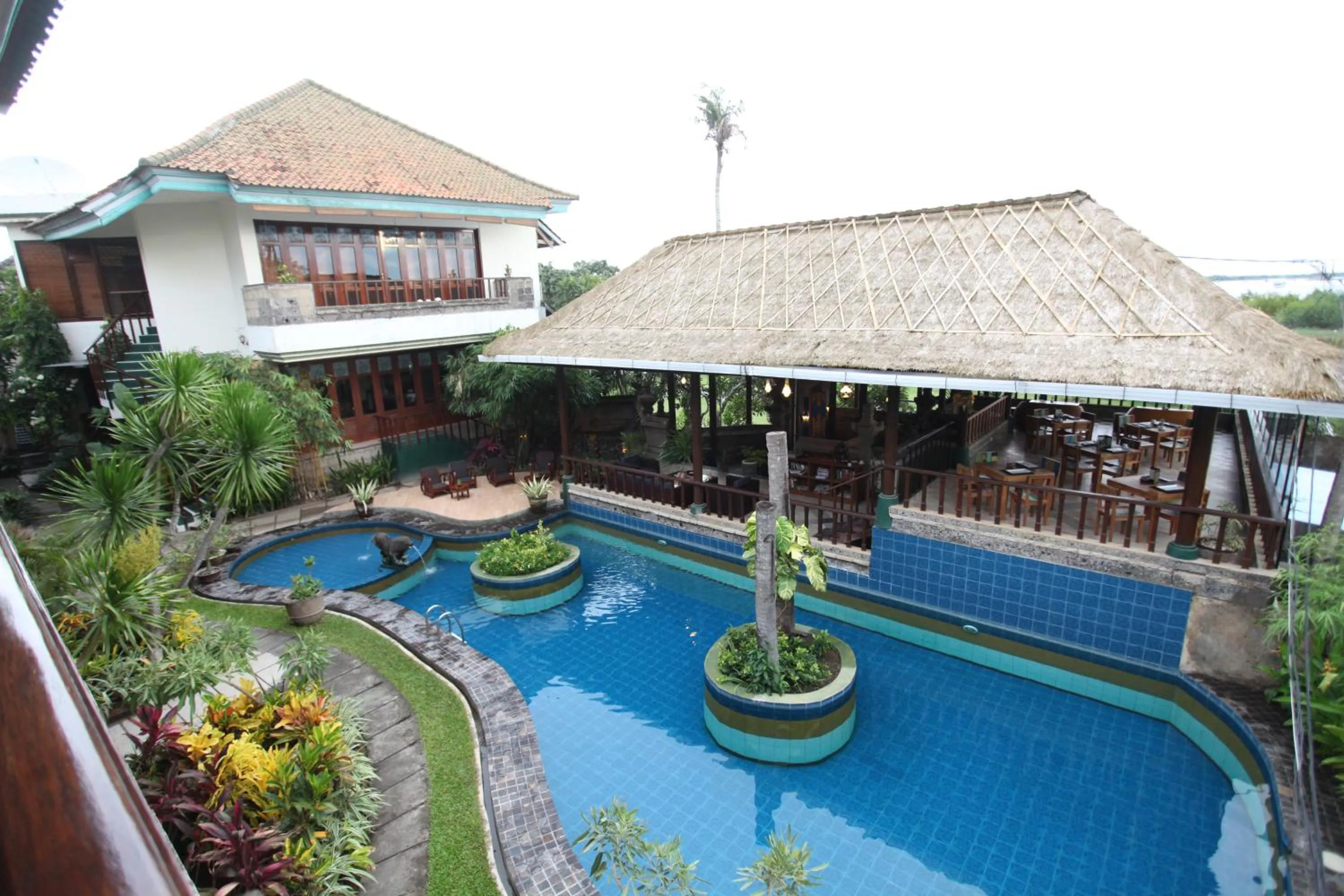 Bird's eye view in Sanur Seaview Hotel