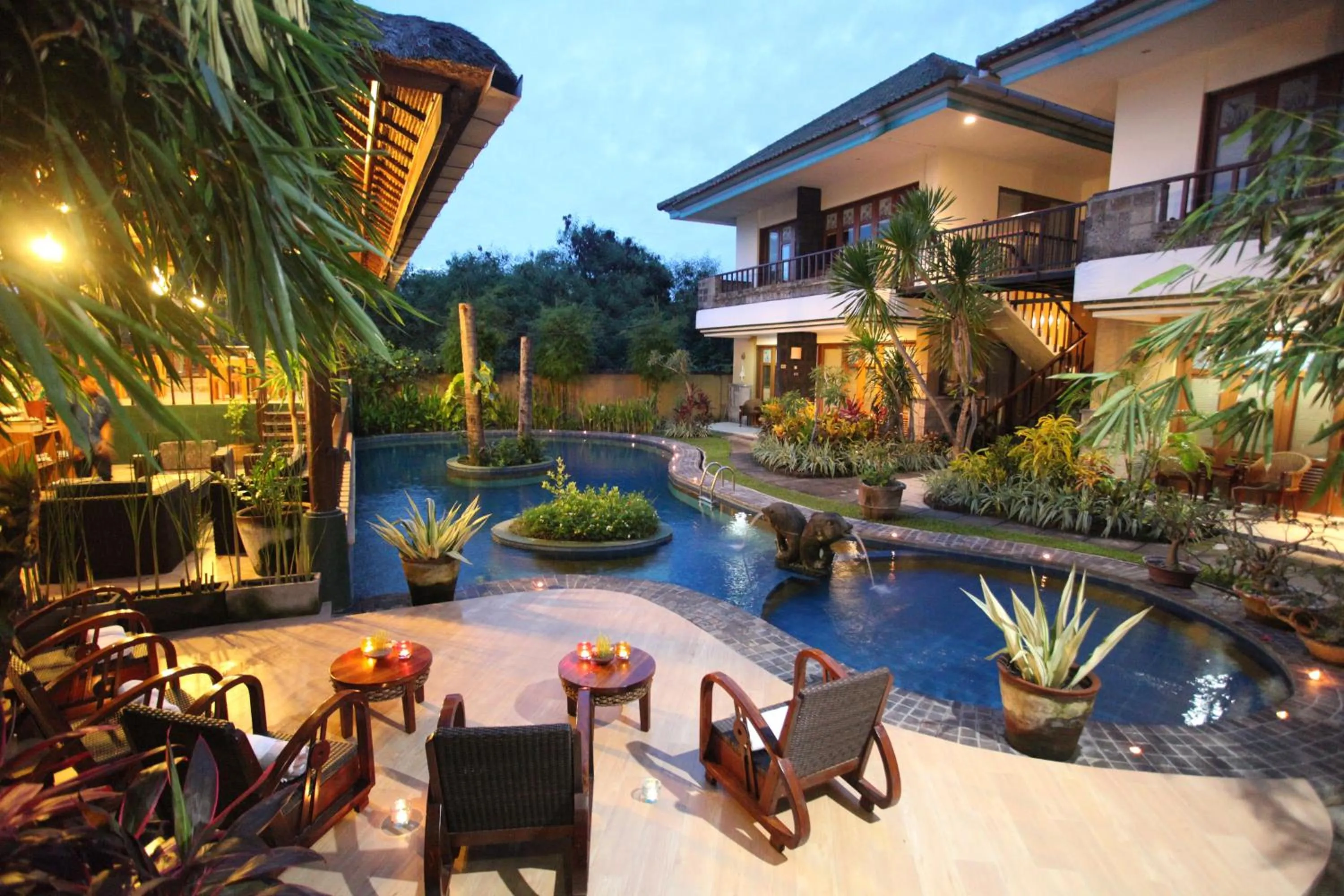 Garden in Sanur Seaview Hotel