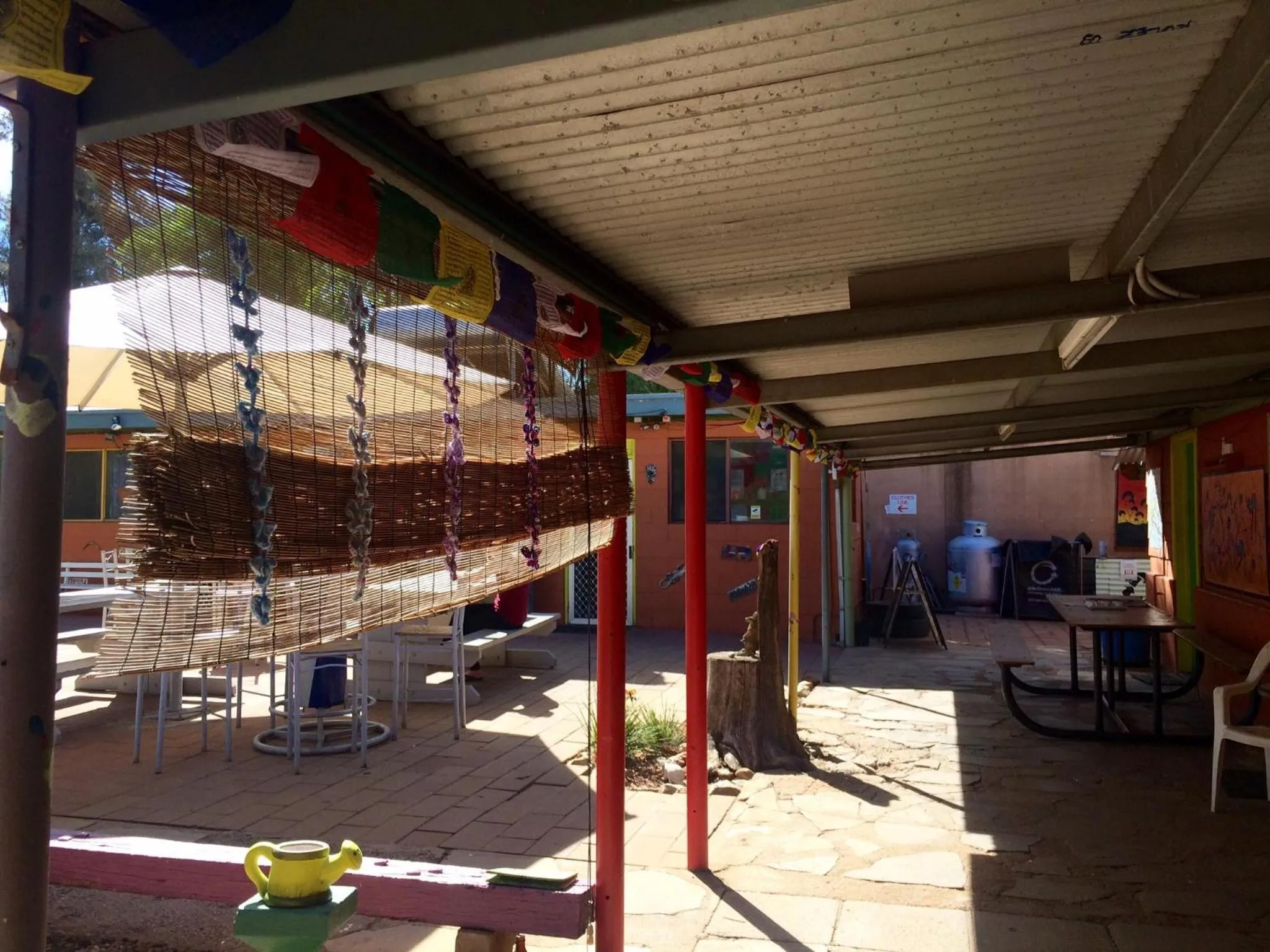 Patio in Alice Lodge