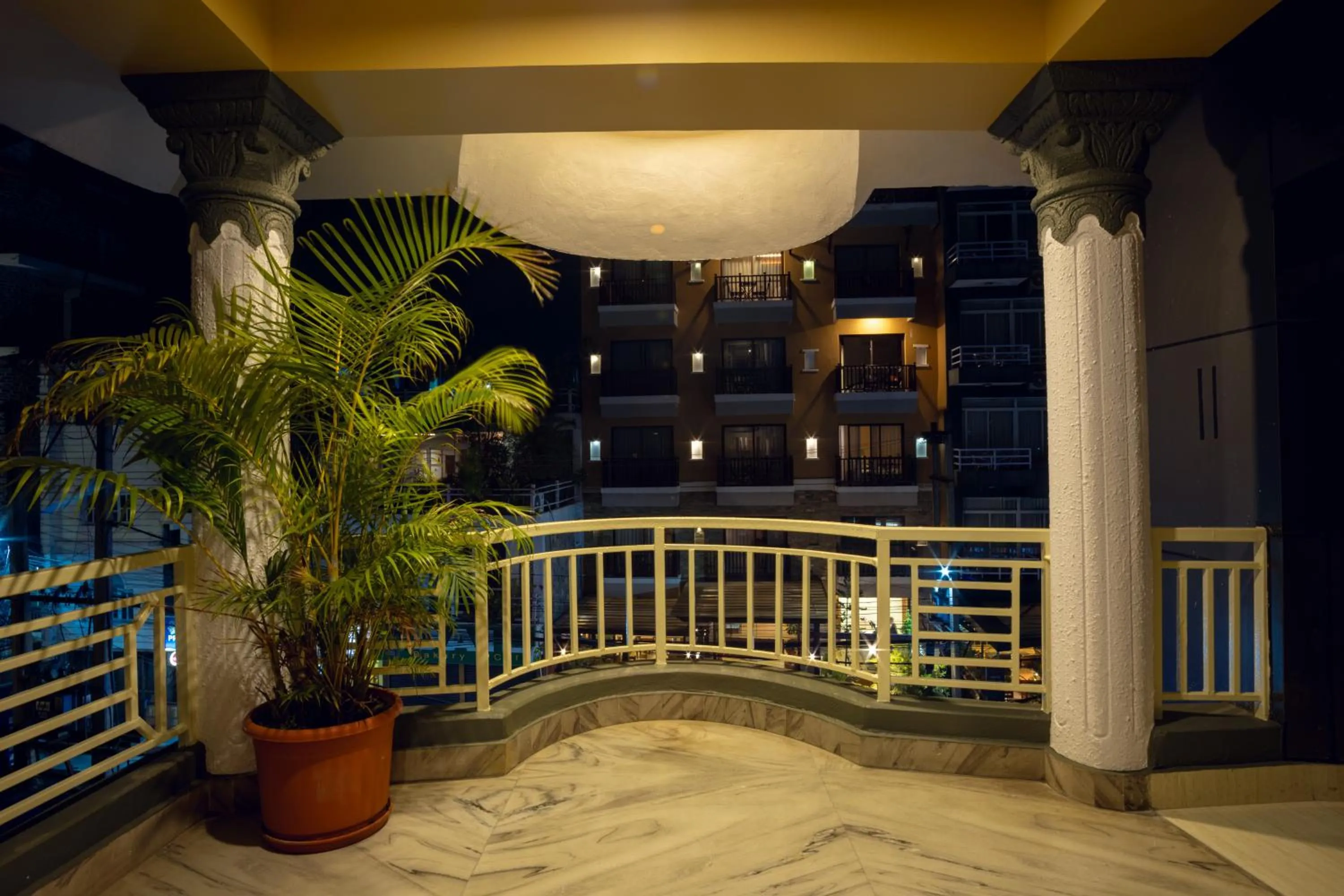 Property building in Trekkers Inn Boutique Hotel Pokhara