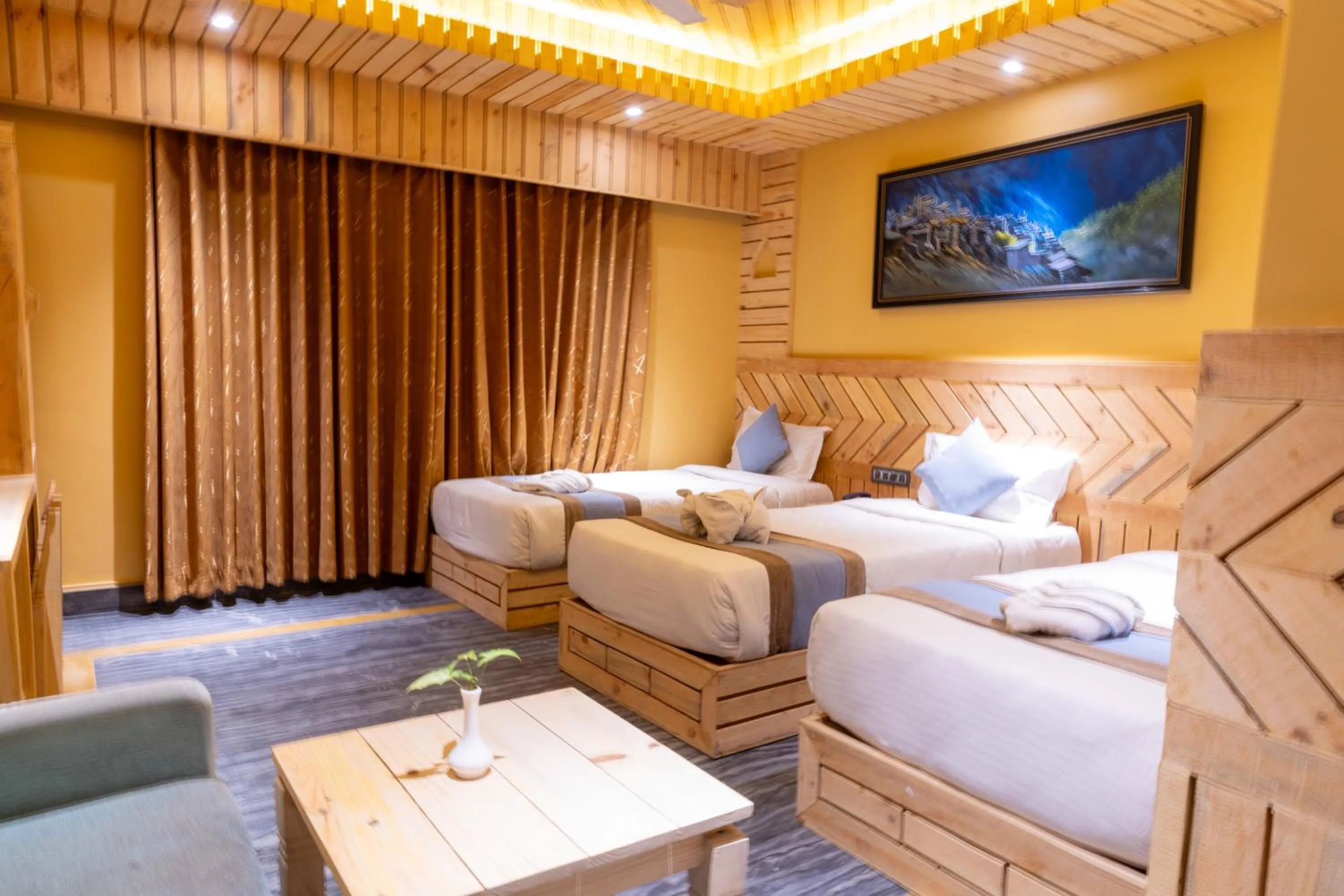 Bedroom, Bed in Trekkers Inn Boutique Hotel Pokhara