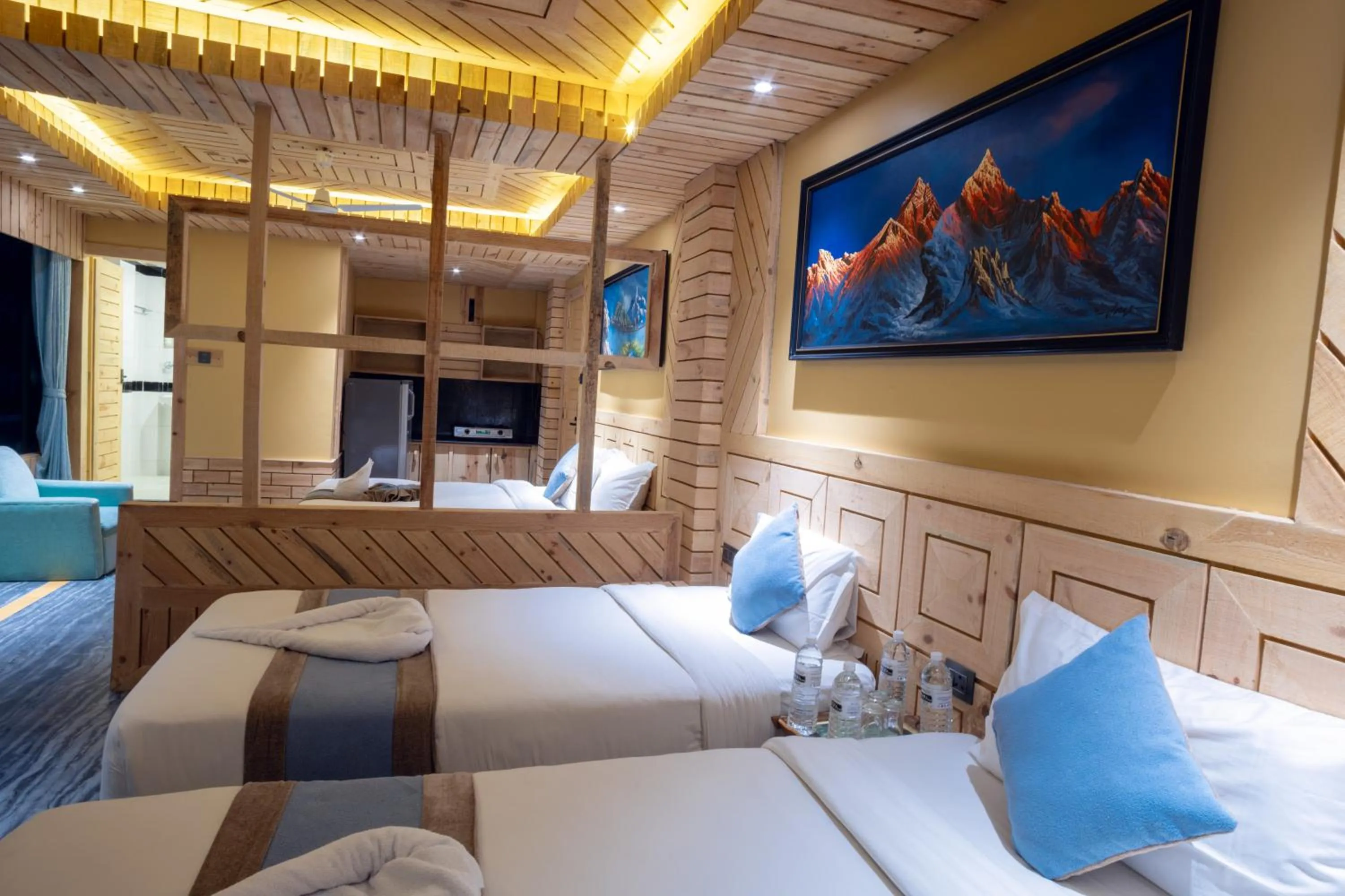 Photo of the whole room, Bed in Trekkers Inn Boutique Hotel Pokhara