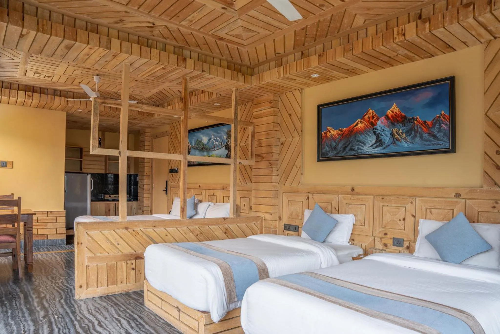 Bed in Trekkers Inn Boutique Hotel Pokhara