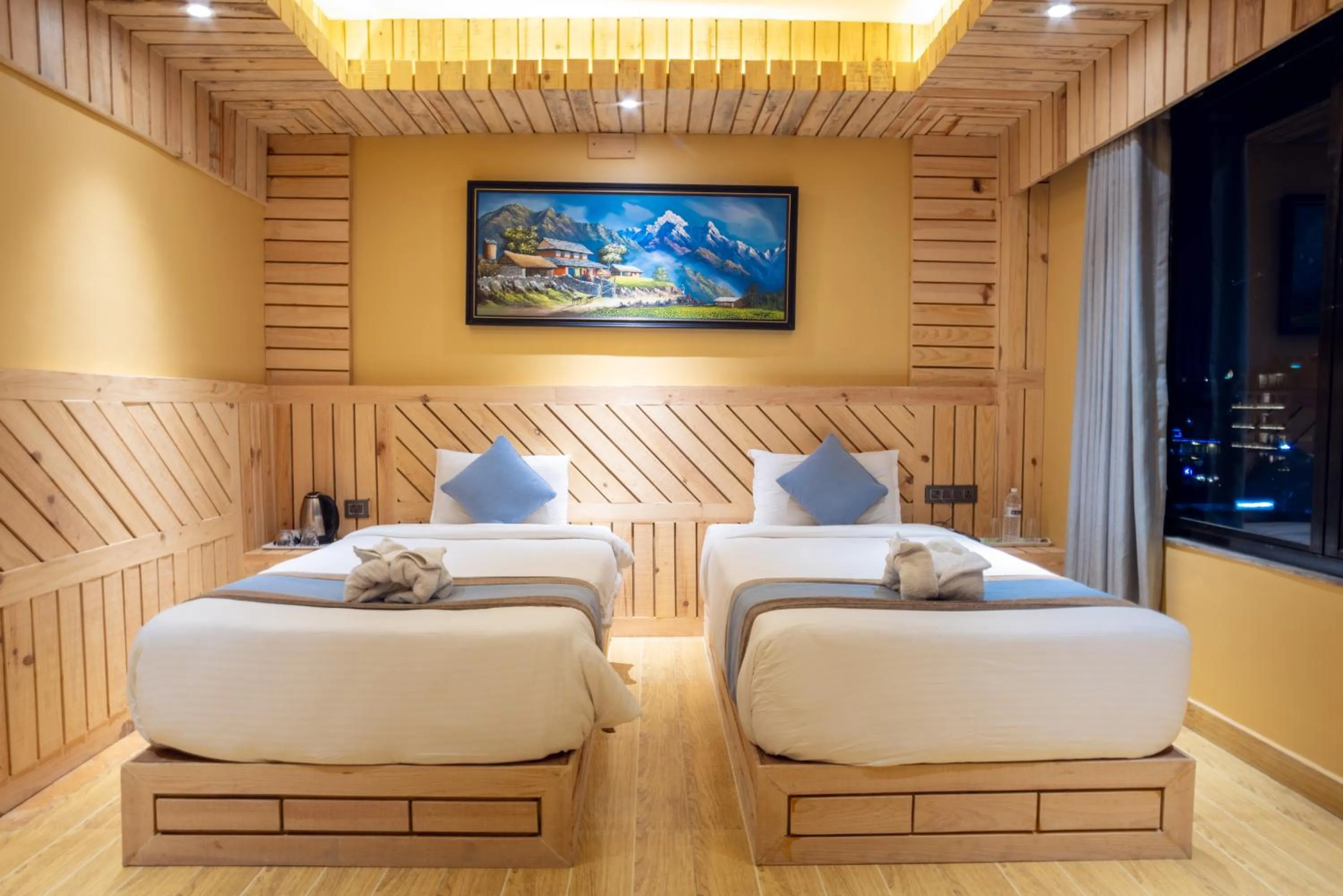 Photo of the whole room in Trekkers Inn Boutique Hotel Pokhara