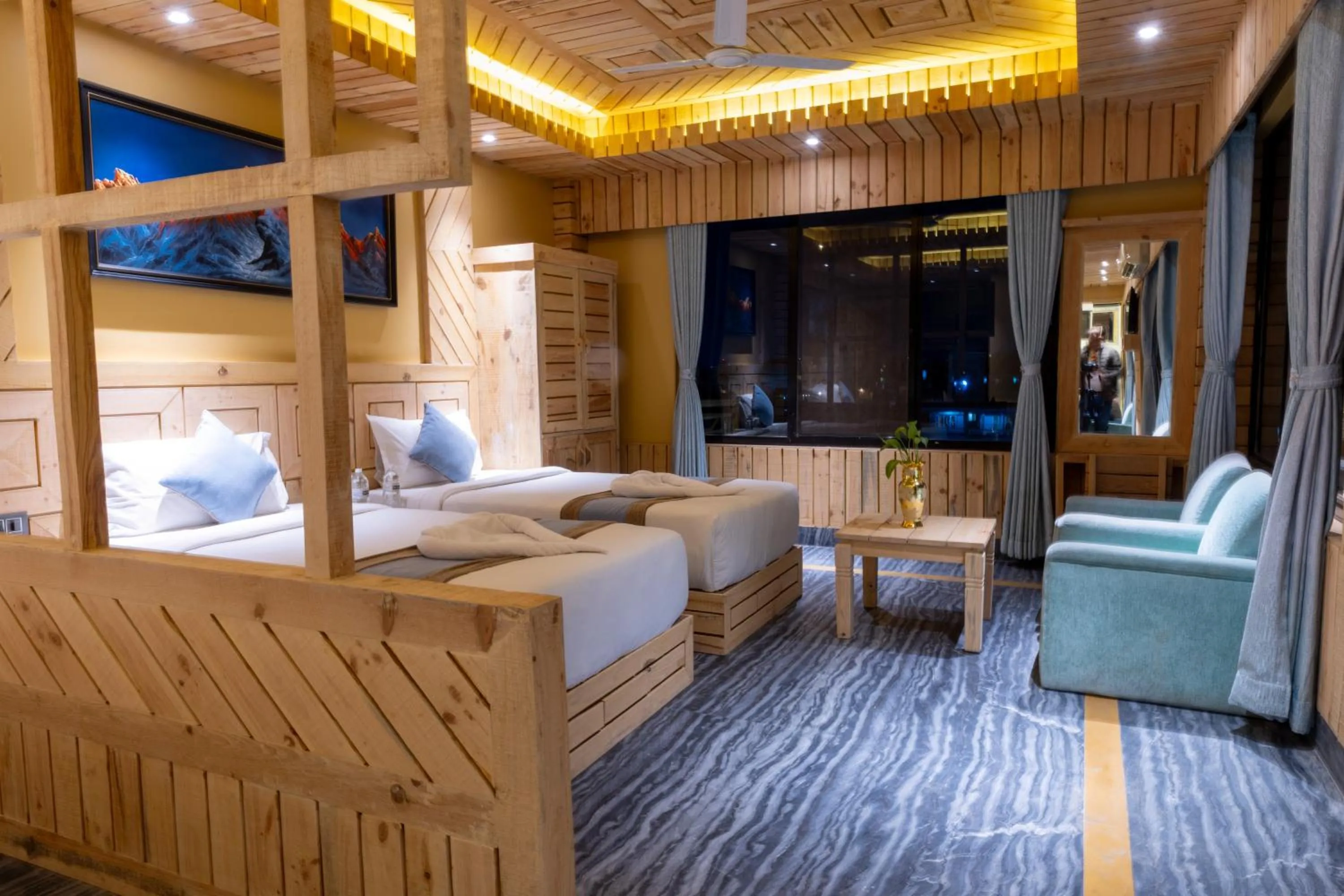 Photo of the whole room, Bed in Trekkers Inn Boutique Hotel Pokhara