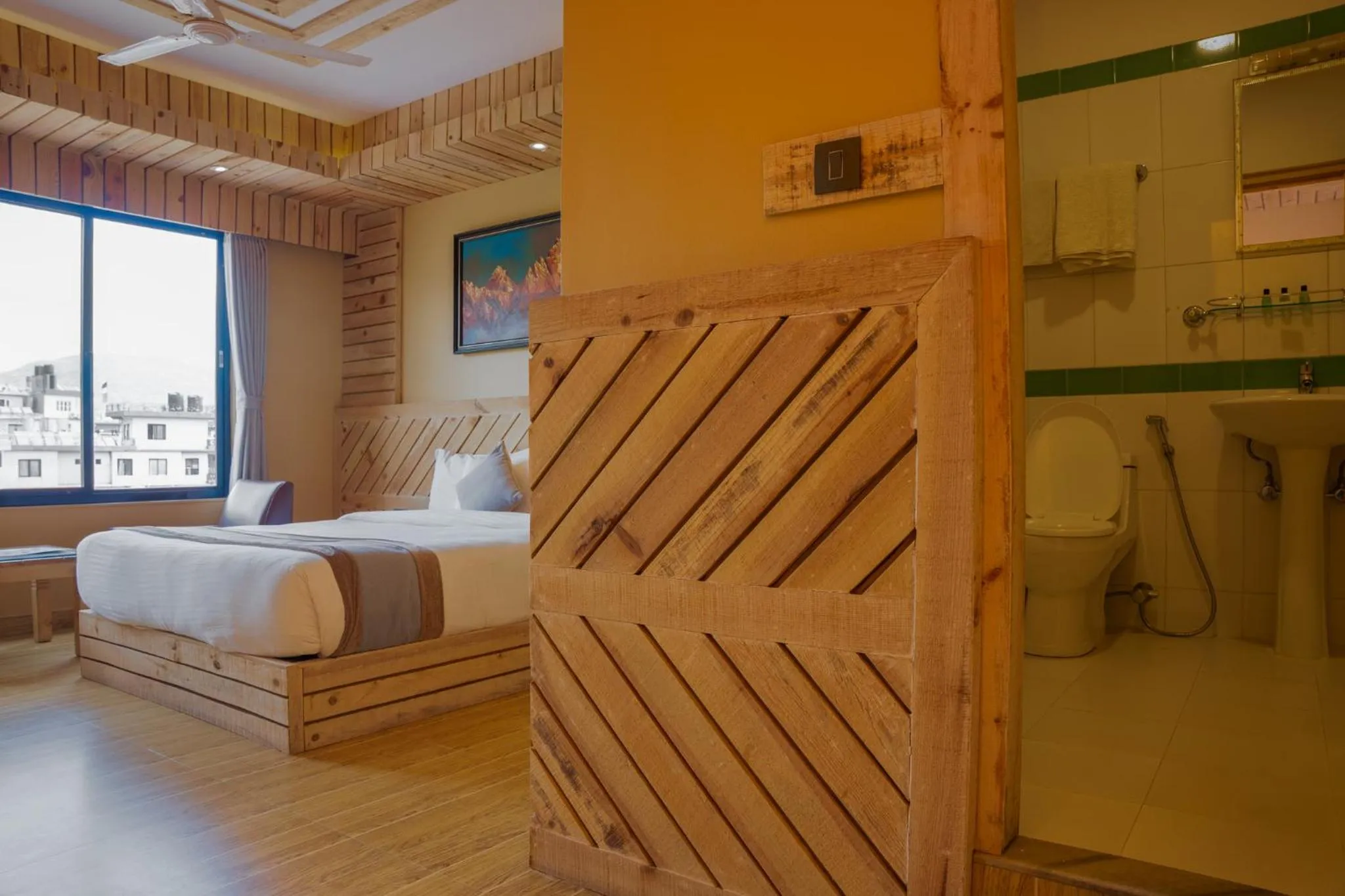 Bedroom, Bed in Trekkers Inn Boutique Hotel Pokhara