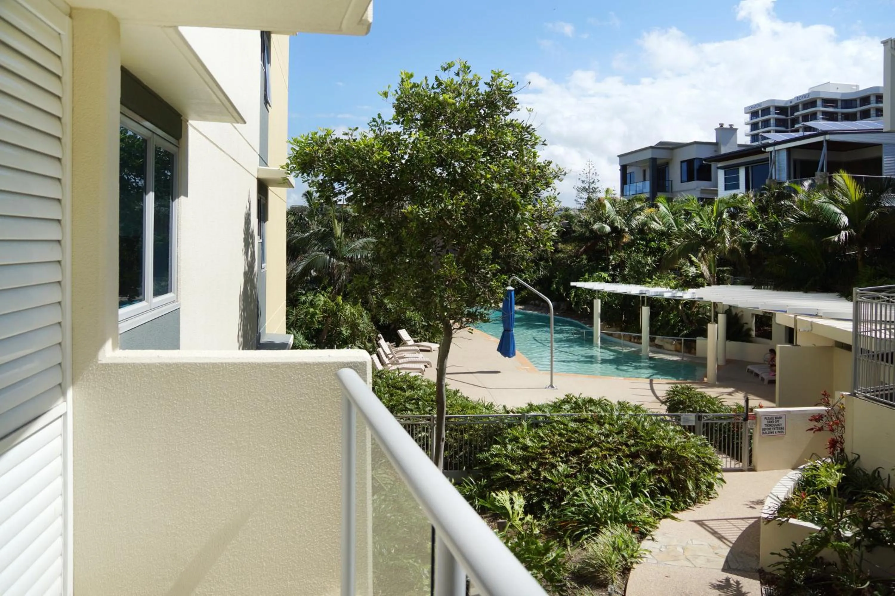 Pool view in Blue C Coolangatta