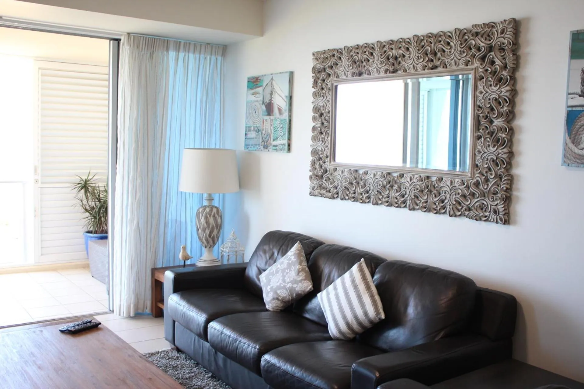 Living room in Blue C Coolangatta