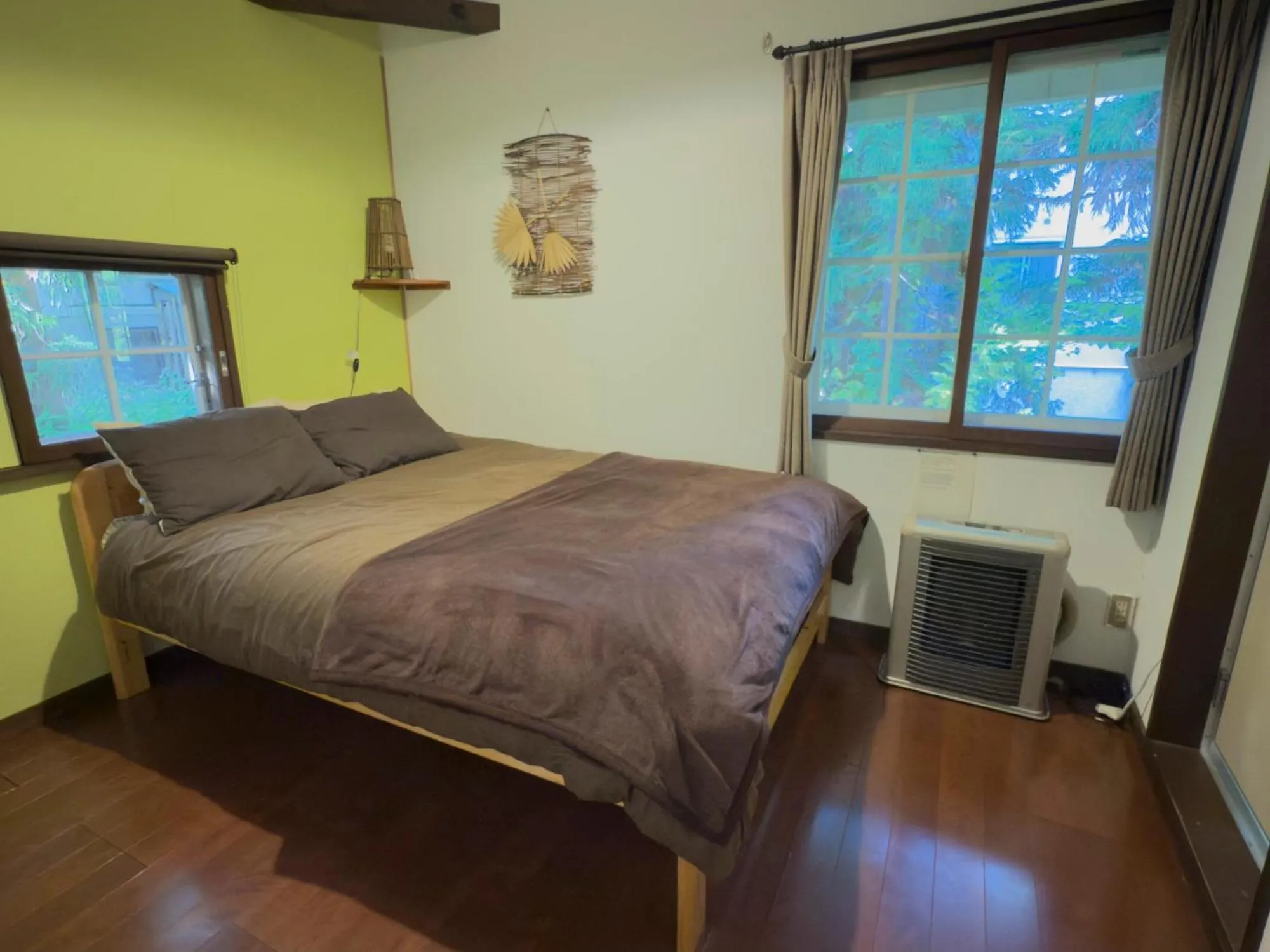 Bed in Santana Lodge Hakuba