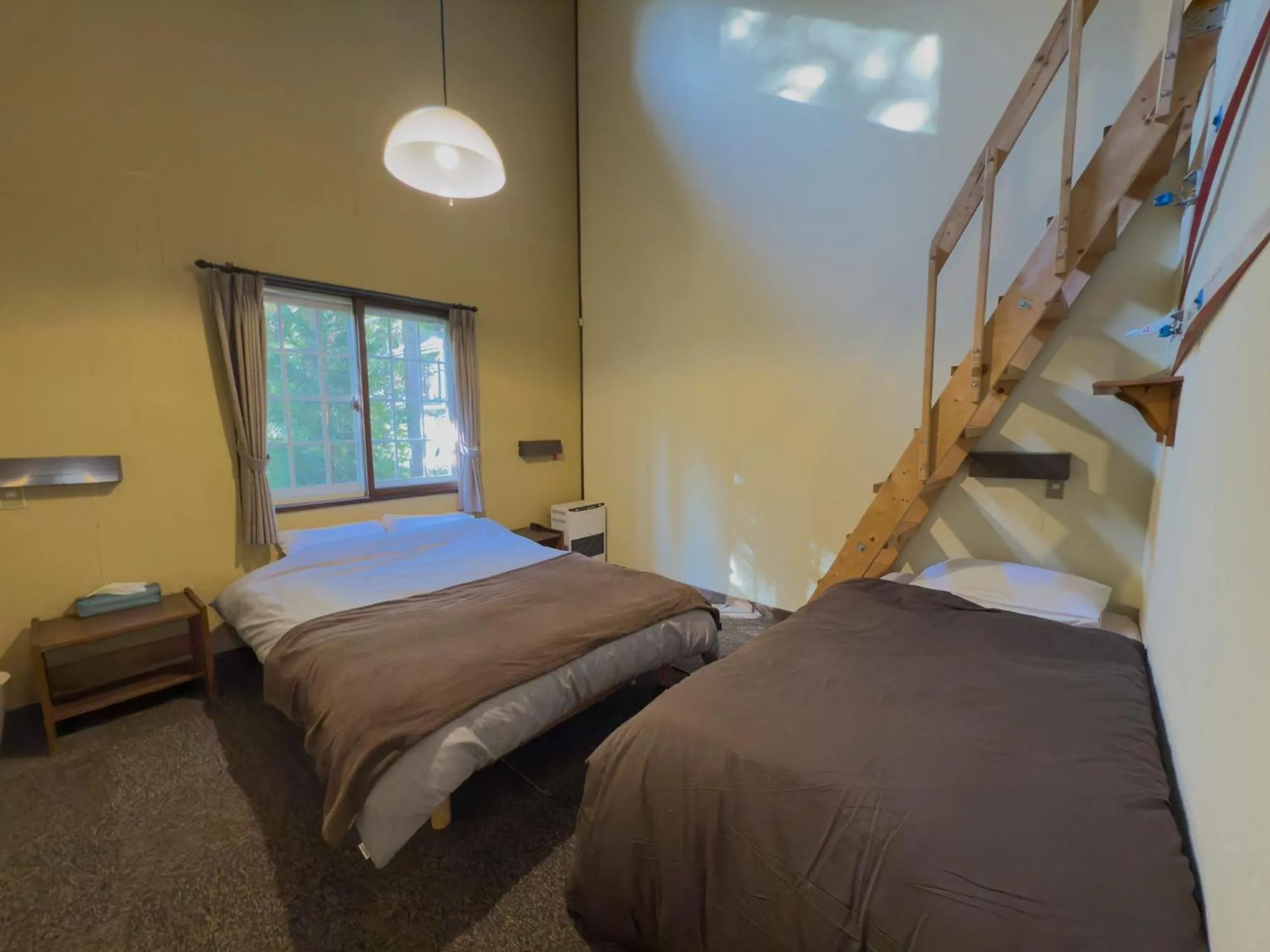 Bed in Santana Lodge Hakuba