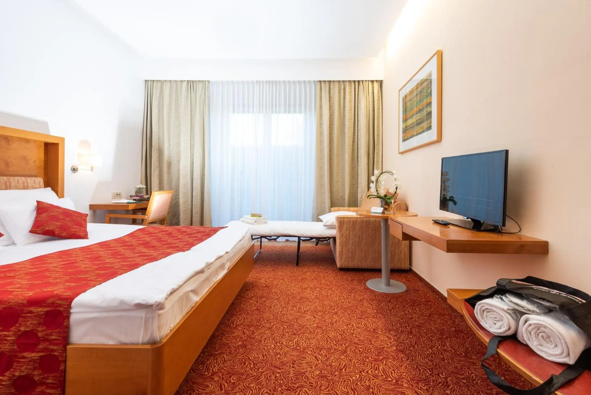 Bedroom, Bed in Hotel Vitarium Superior - Terme Krka