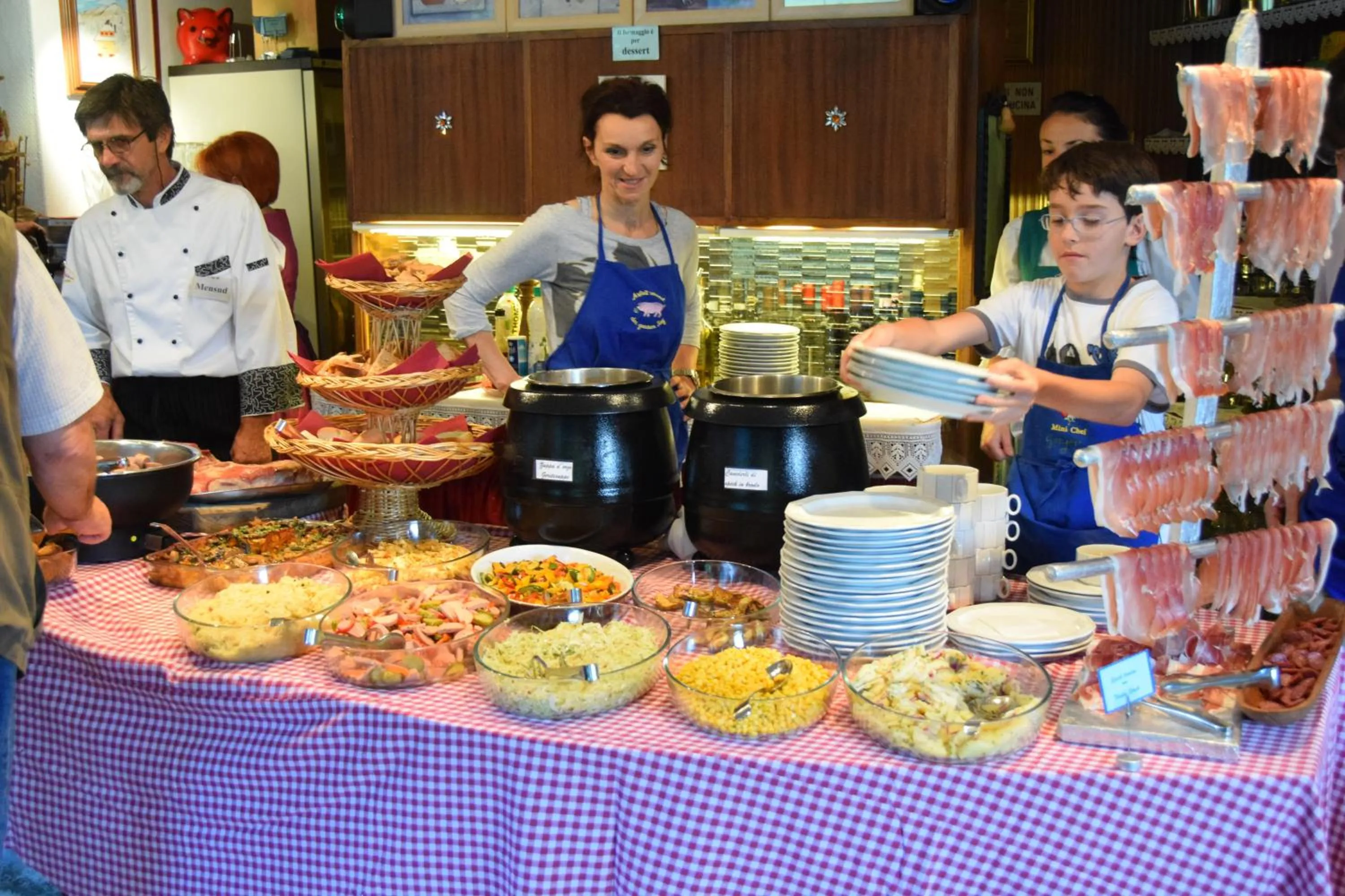 Dining area in Hotel Villa Emilia