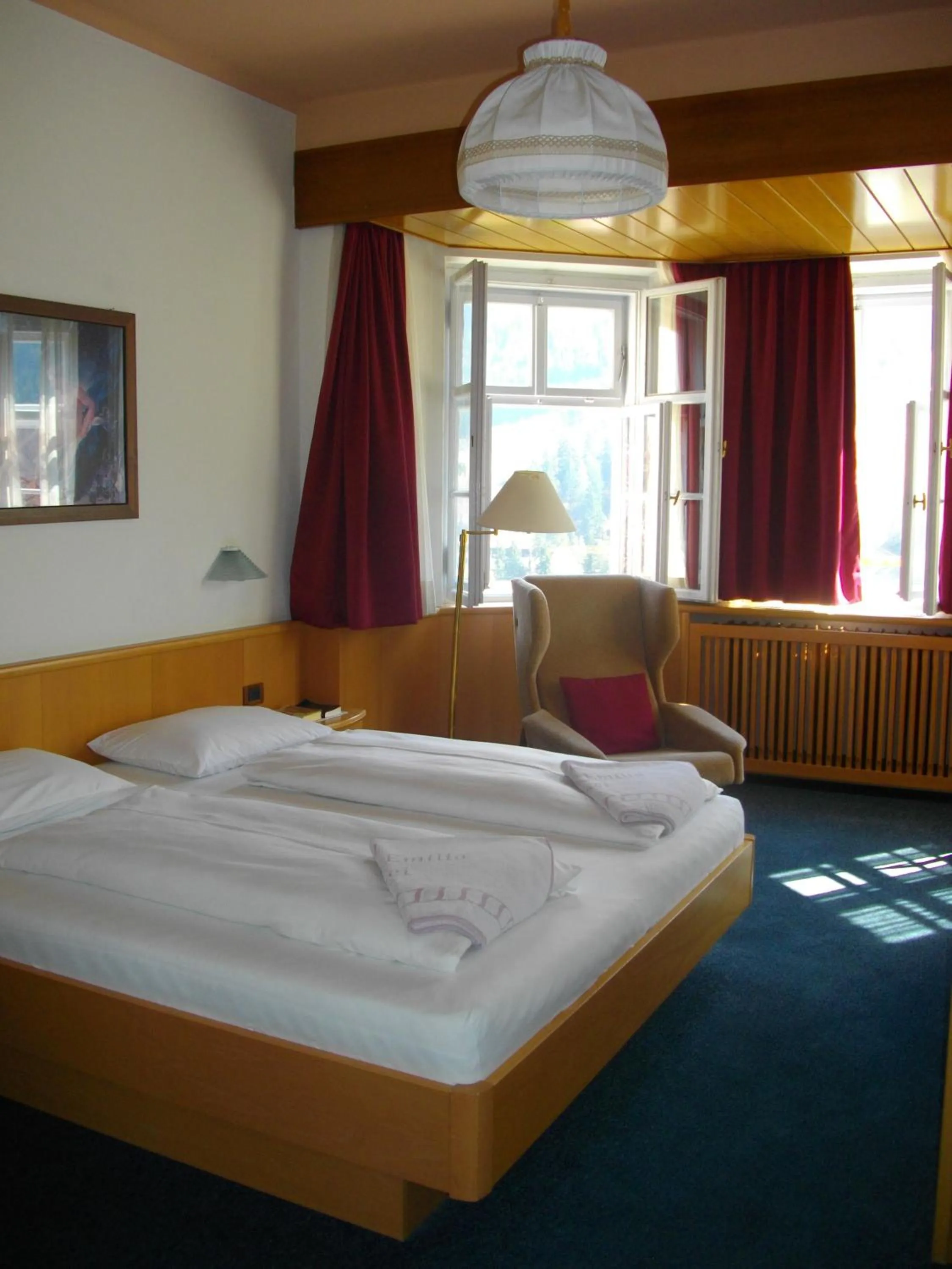 Bed in Hotel Villa Emilia