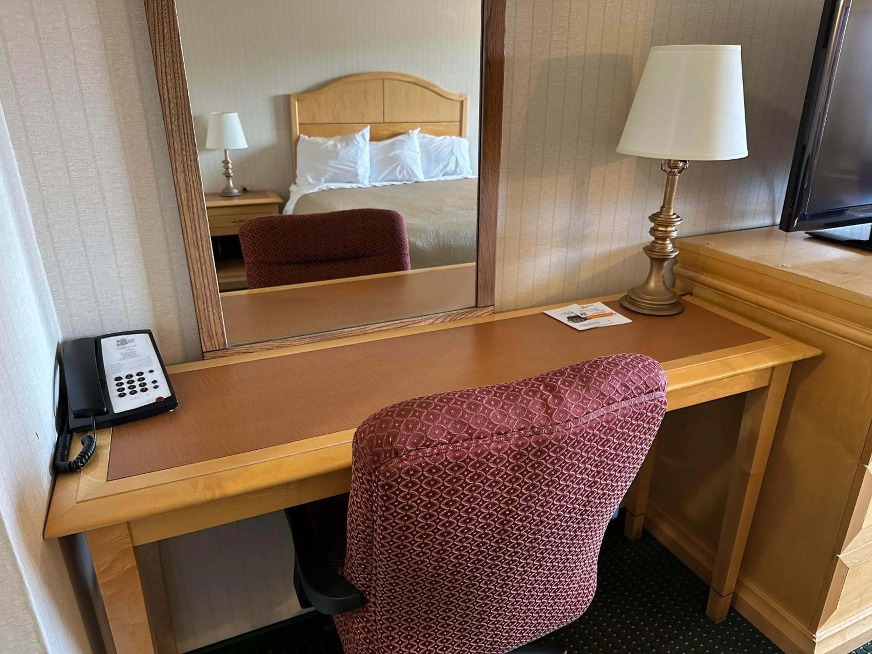 Bed in Travelodge by Wyndam Chetwynd