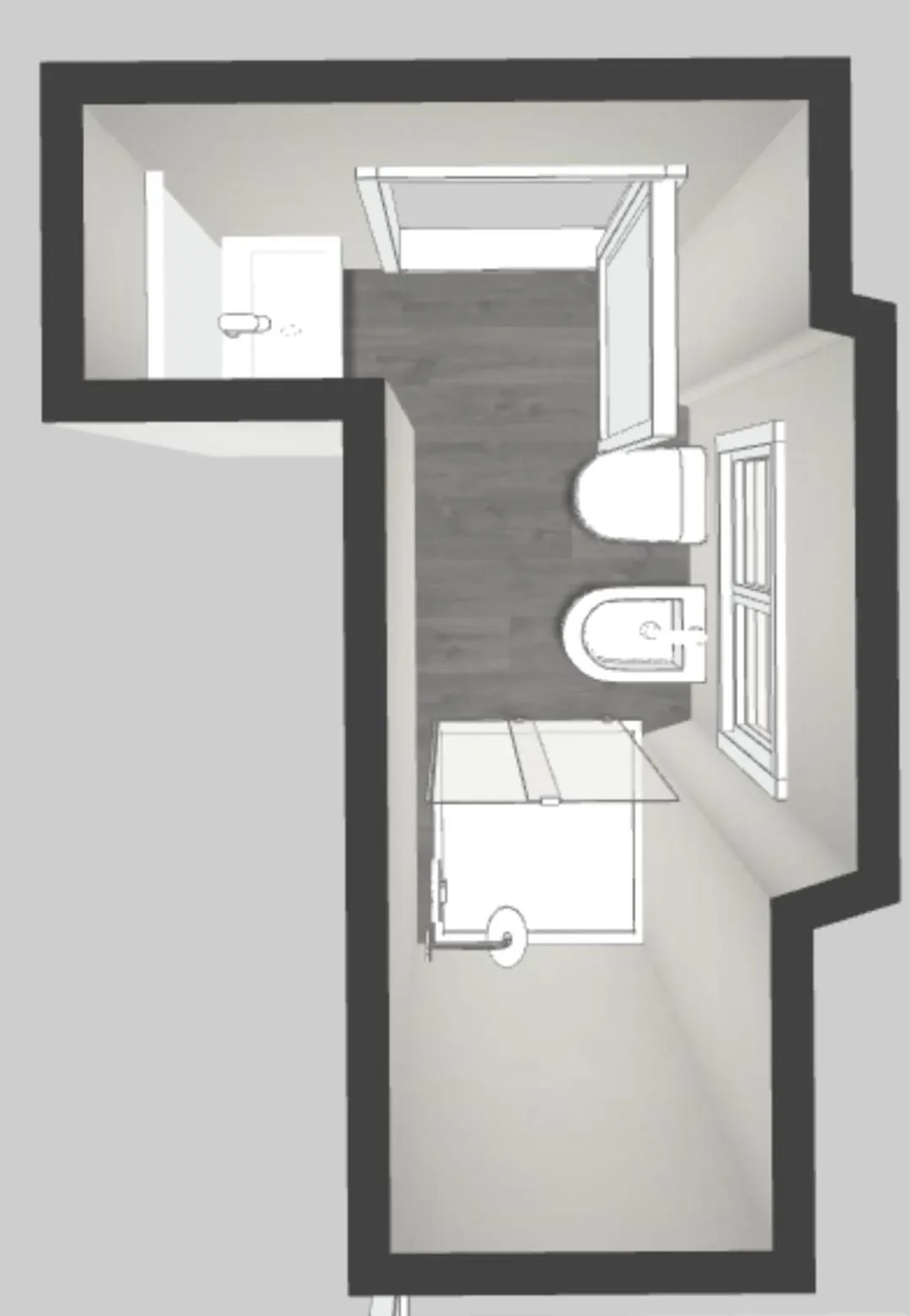 Shower in Hotel Week End