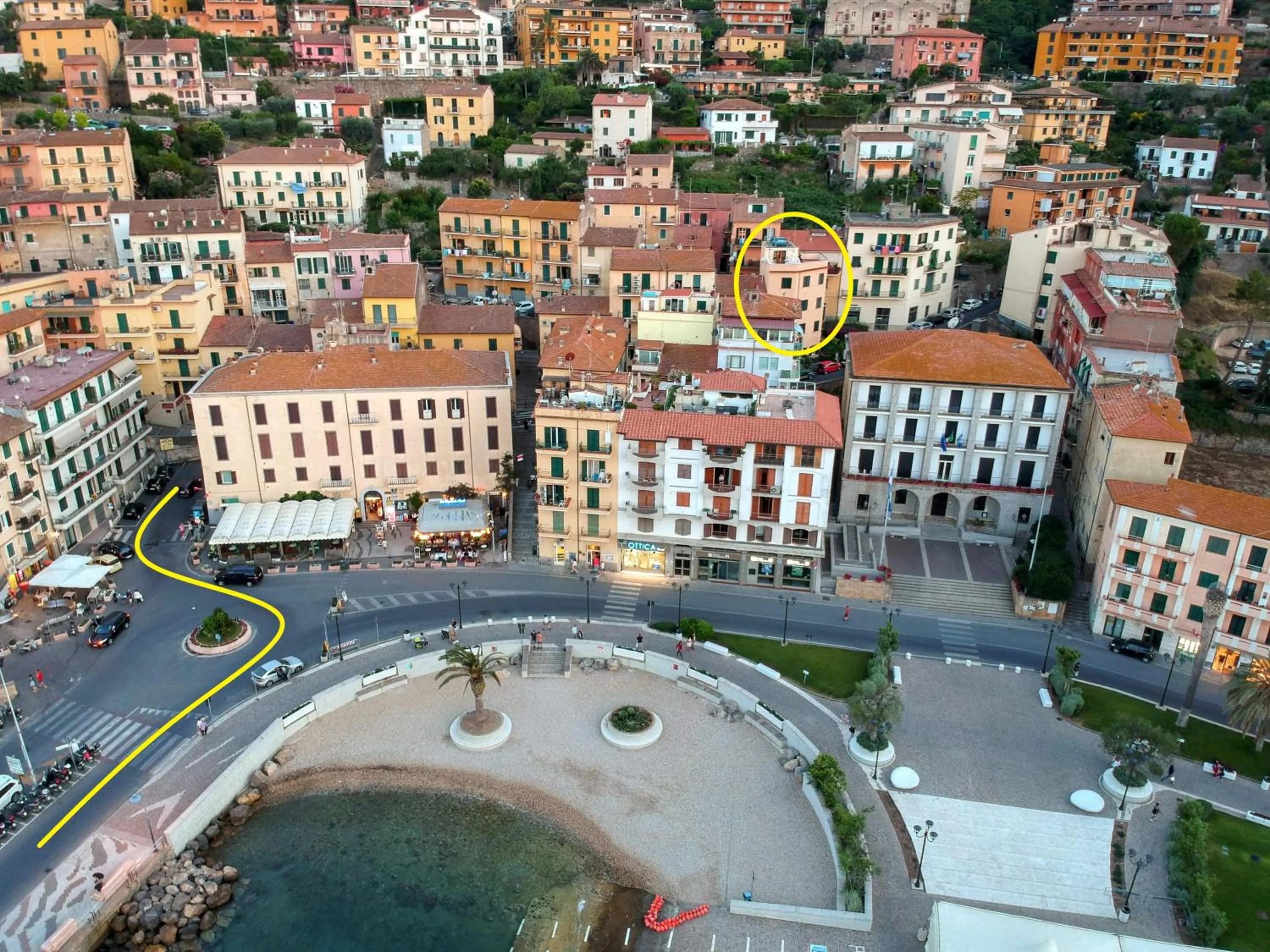 Bird's eye view in Hotel Week End