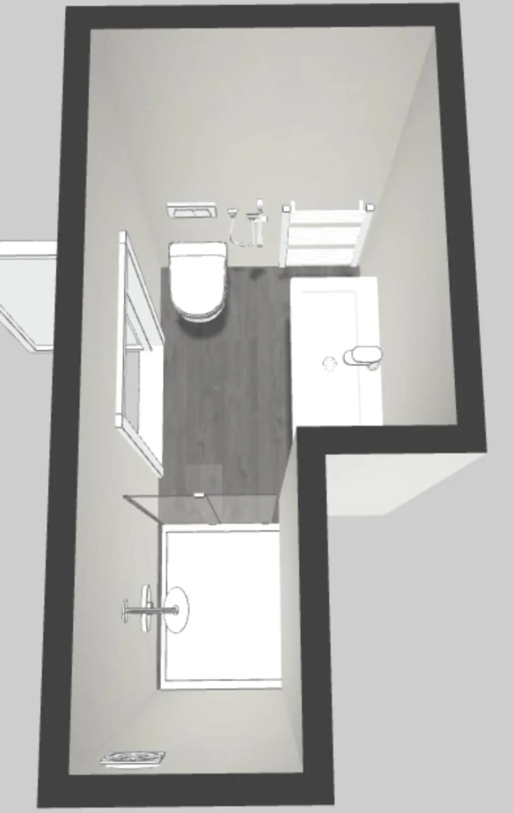 Bathroom in Hotel Week End