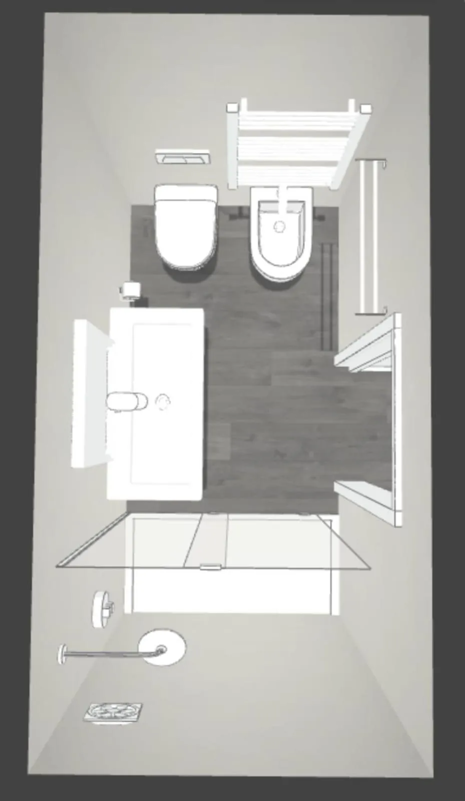 Bathroom in Hotel Week End