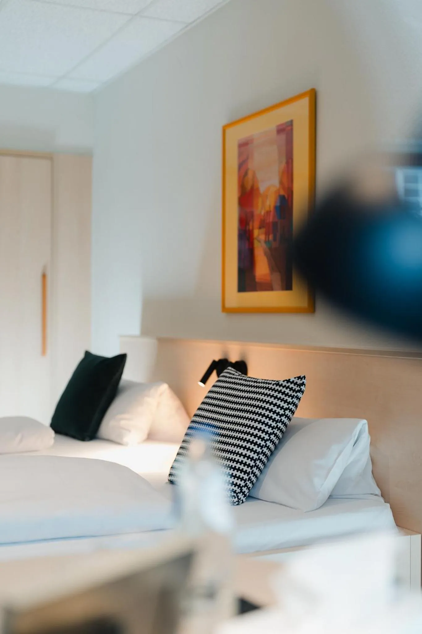 Bed in Hotel Restaurant Tychon AG