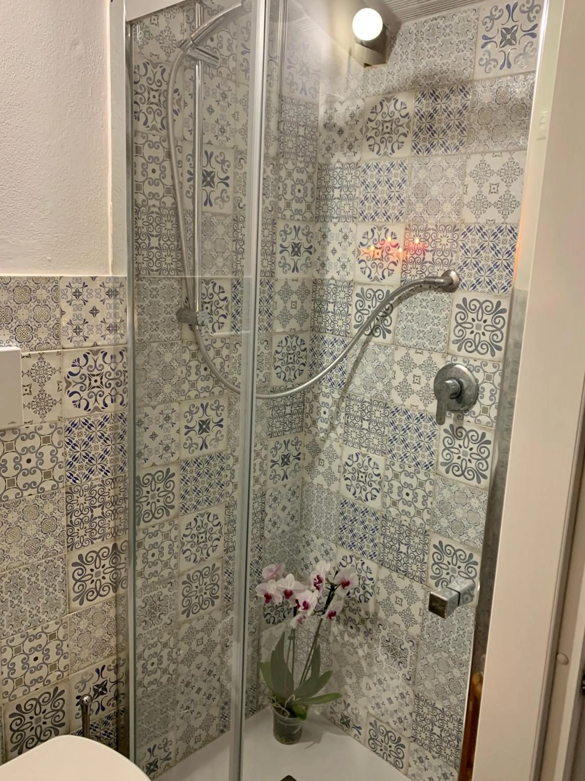 Bathroom in B&B Appartamenti Villa del lago