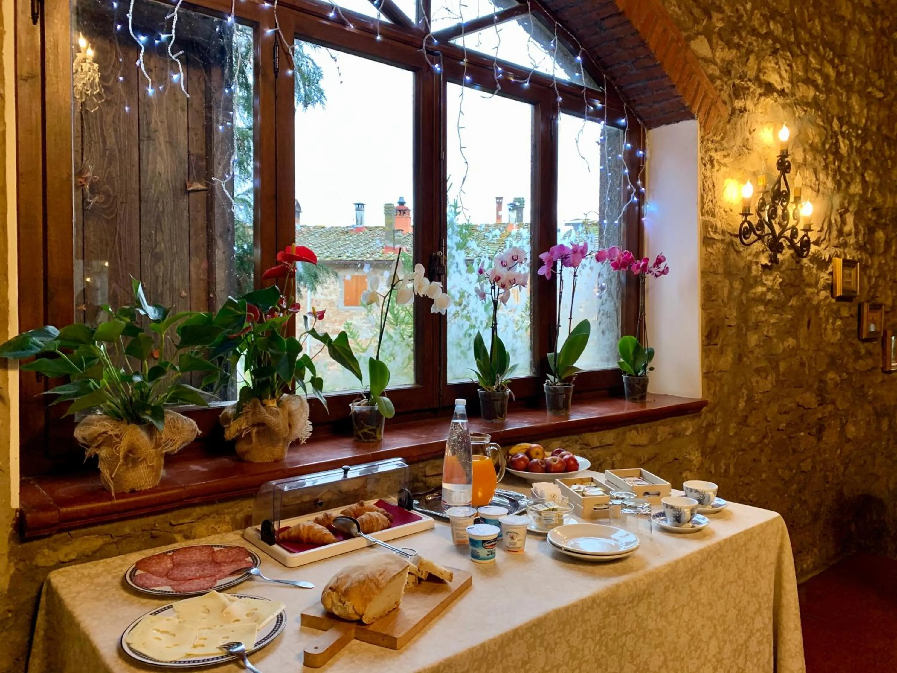 Breakfast in B&B Appartamenti Villa del lago