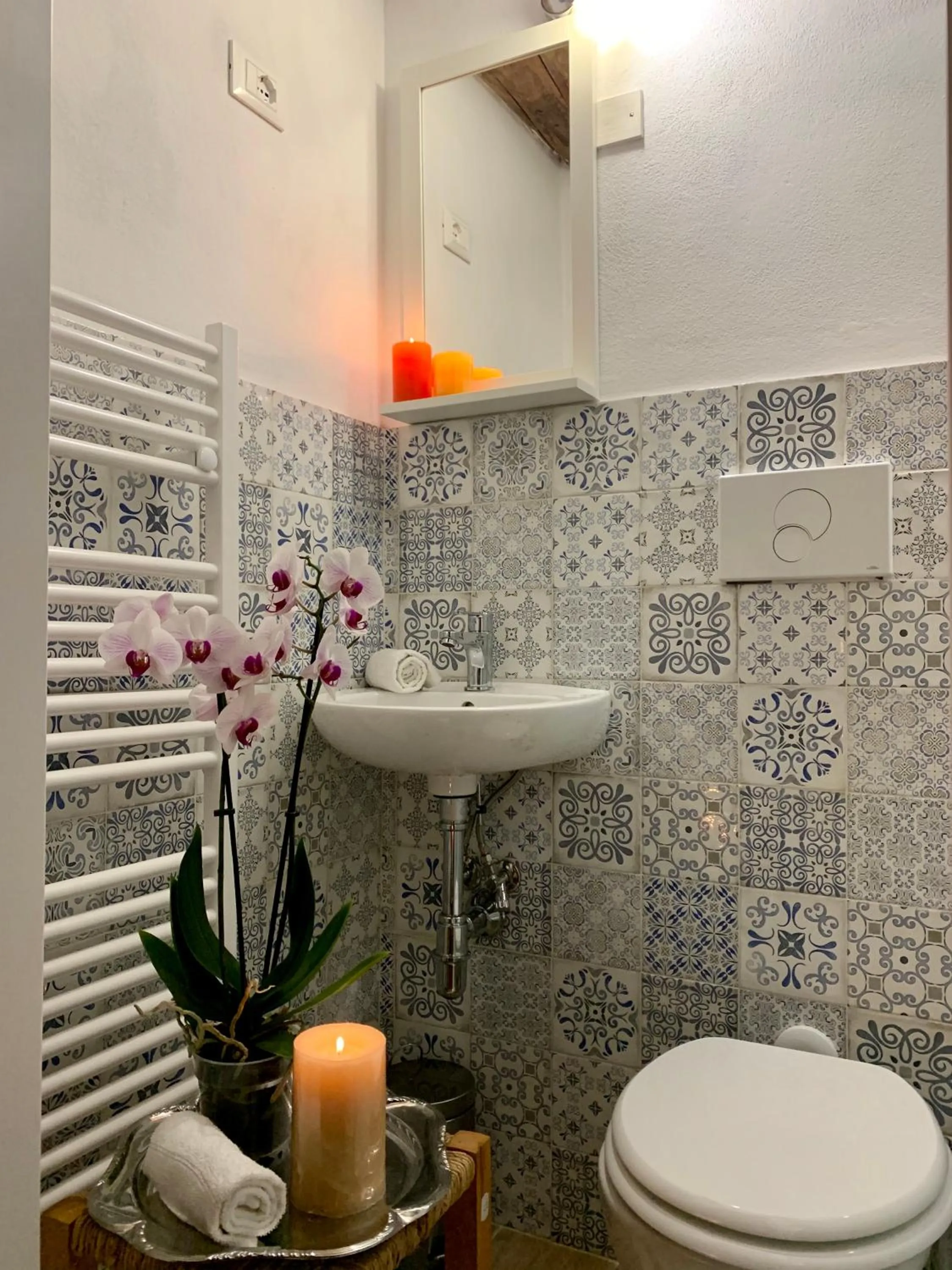 Bathroom in B&B Appartamenti Villa del lago