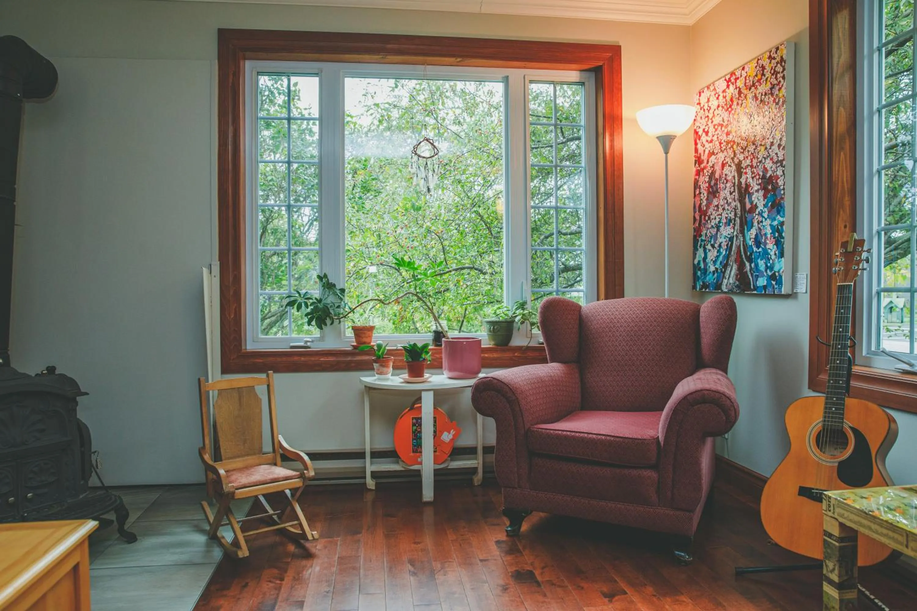 Living room in Gîte B&B - Aubergélit inc