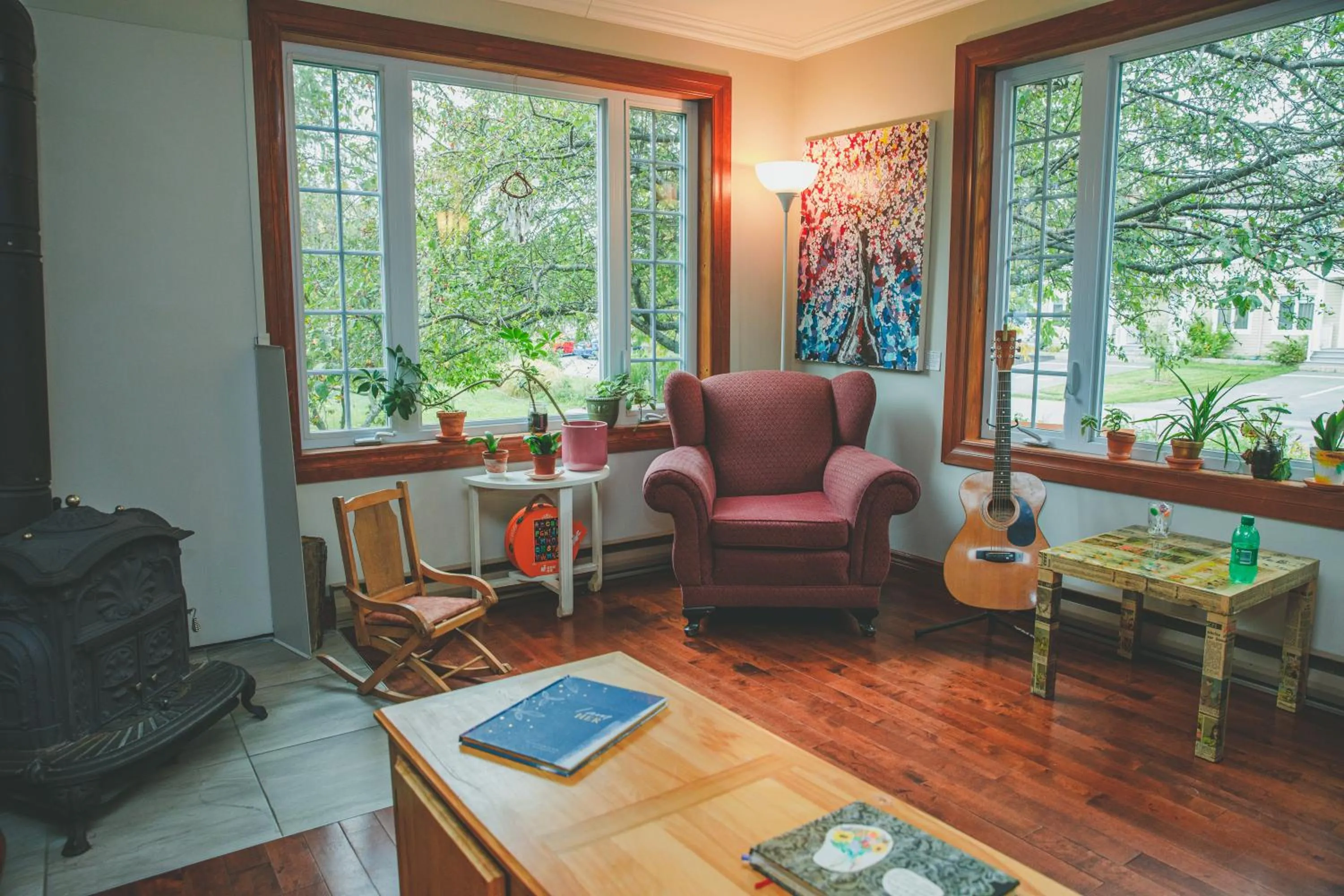 Living room in Gîte B&B - Aubergélit inc