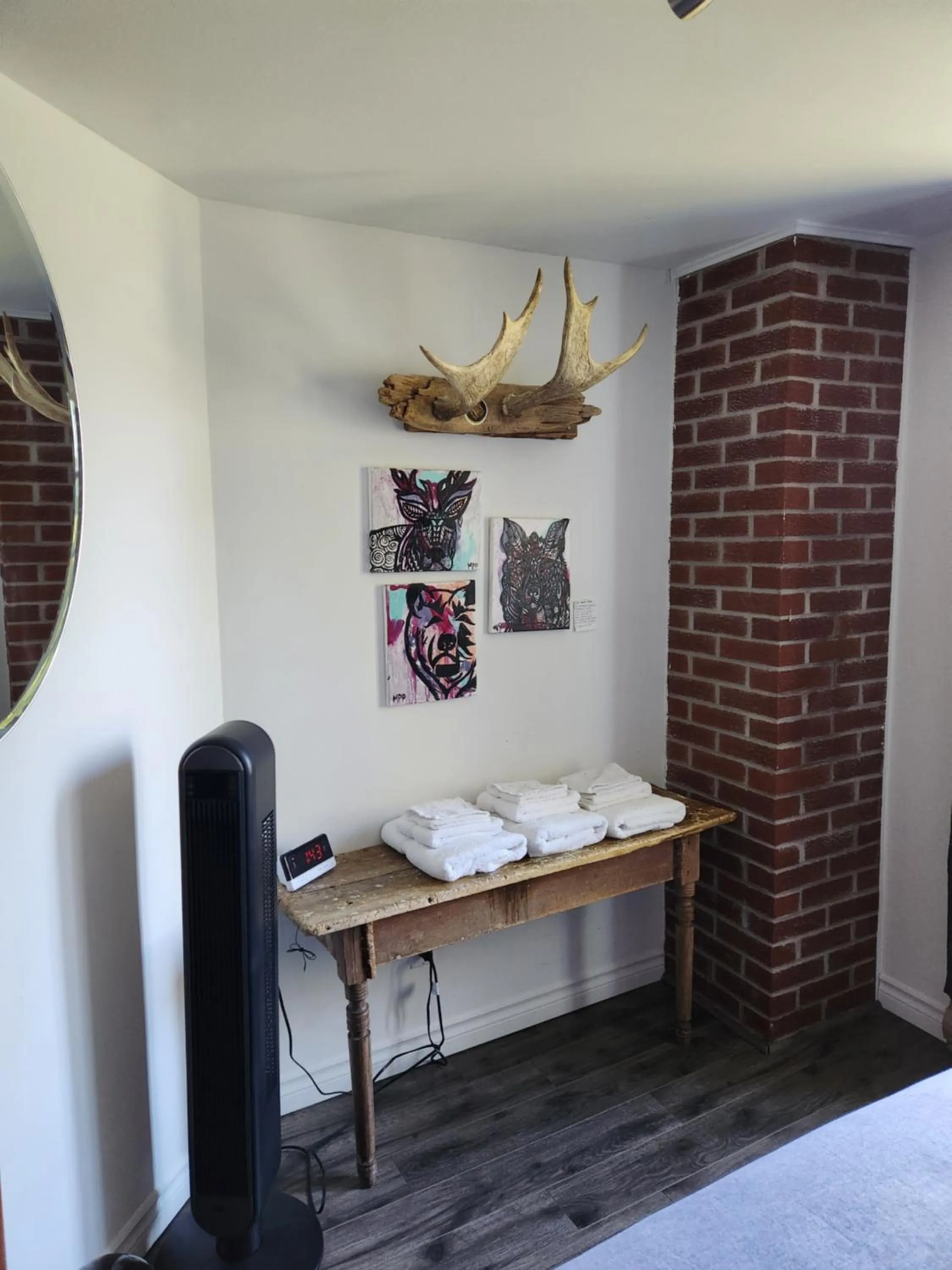 Patio, Bed in Gîte B&B - Aubergélit inc