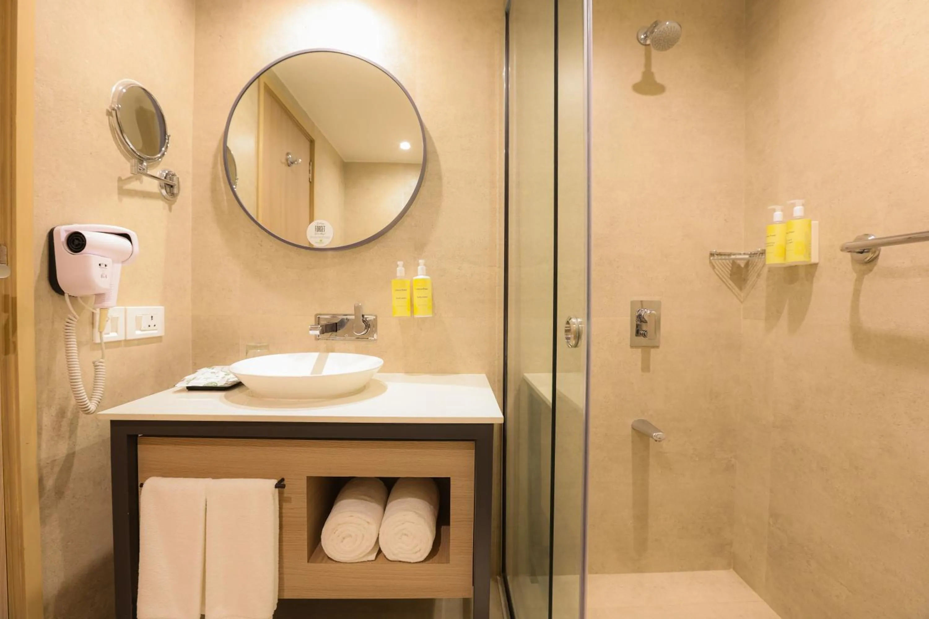 Bathroom in Lemon Tree Hotel, Chinchwad, Pune