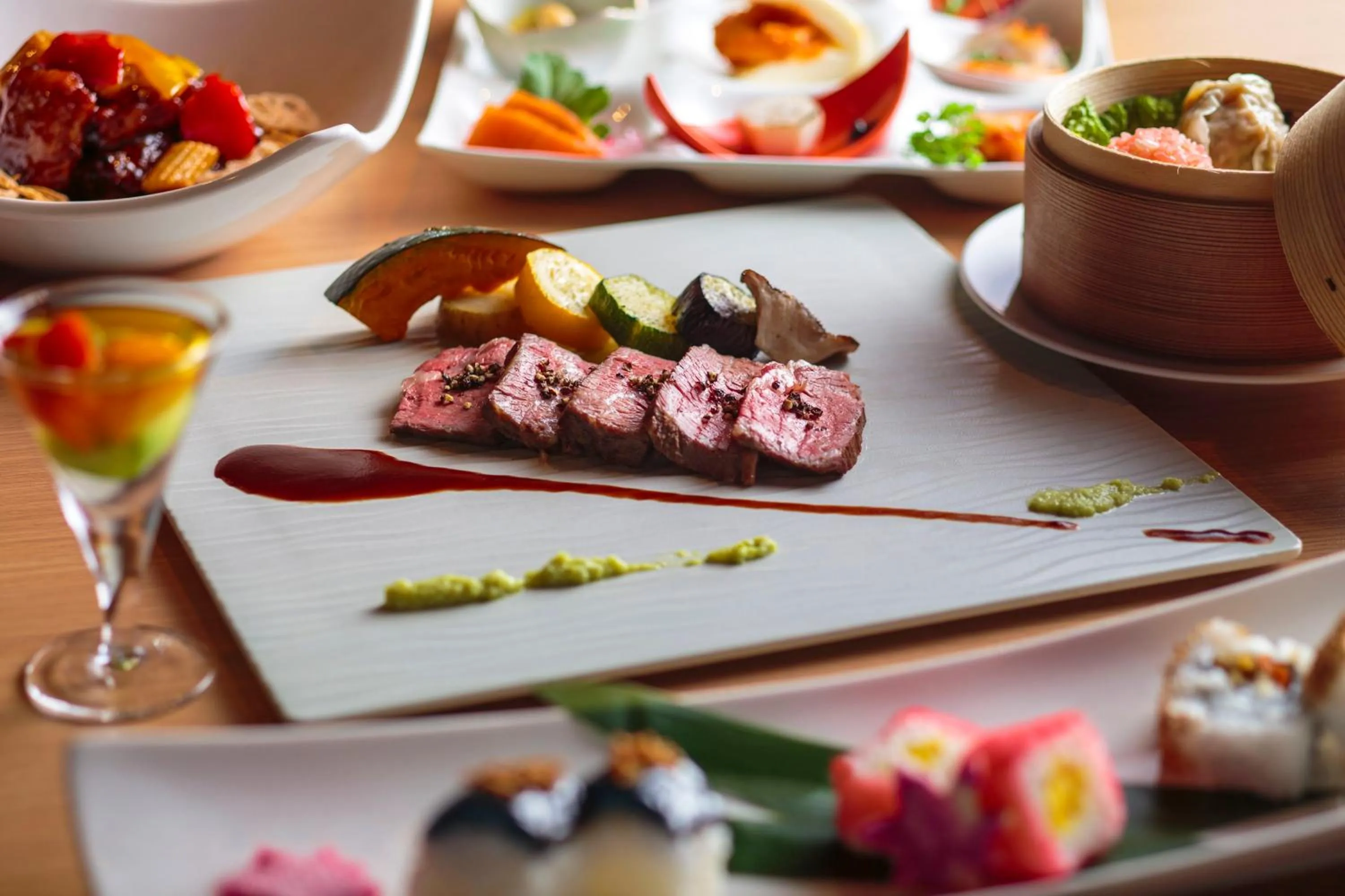 Food close-up in Midorinokaze Resort Kitayuzawa