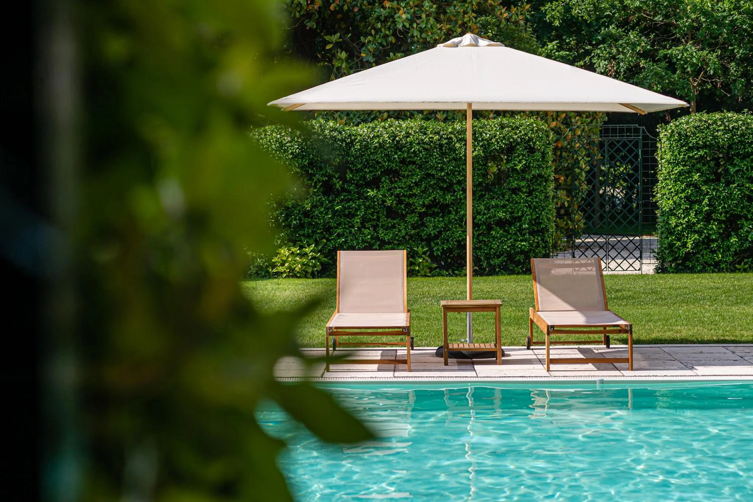 Pool view in Fiori e Frutti Hotel Agriresort Venezia Mestre