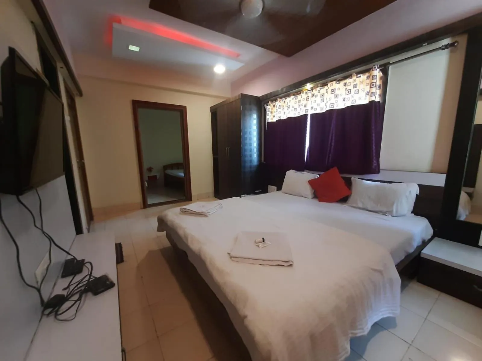 View (from property/room), Bed in Hotel Grand Murud janjira