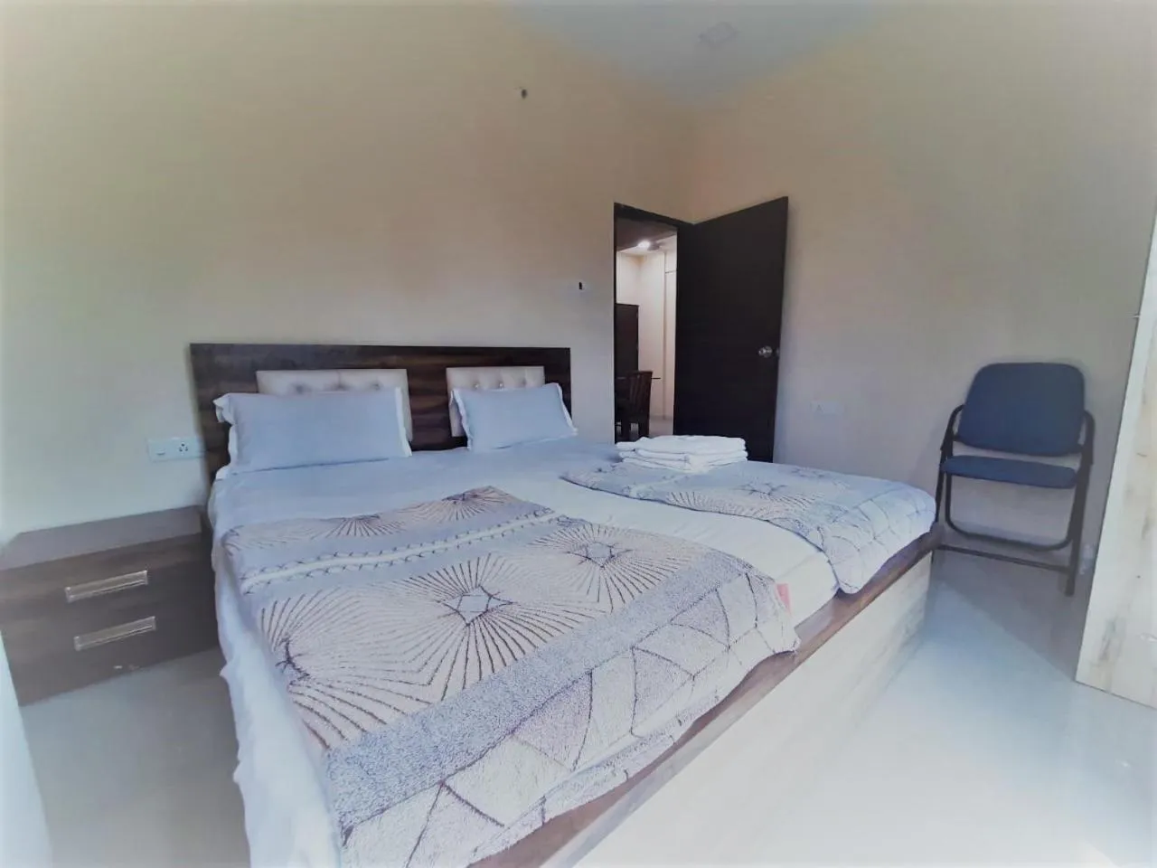 Bed in Hotel Grand Murud janjira