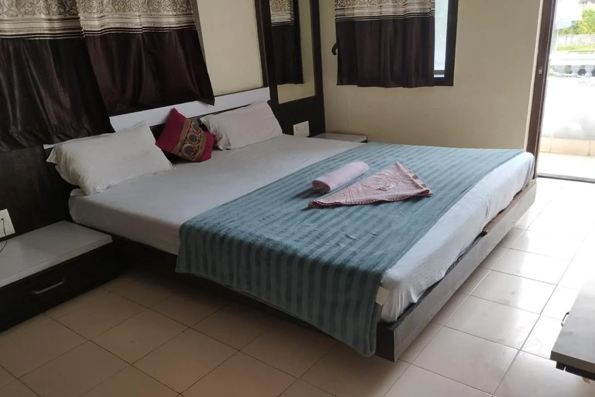 Bed in Hotel Grand Murud janjira