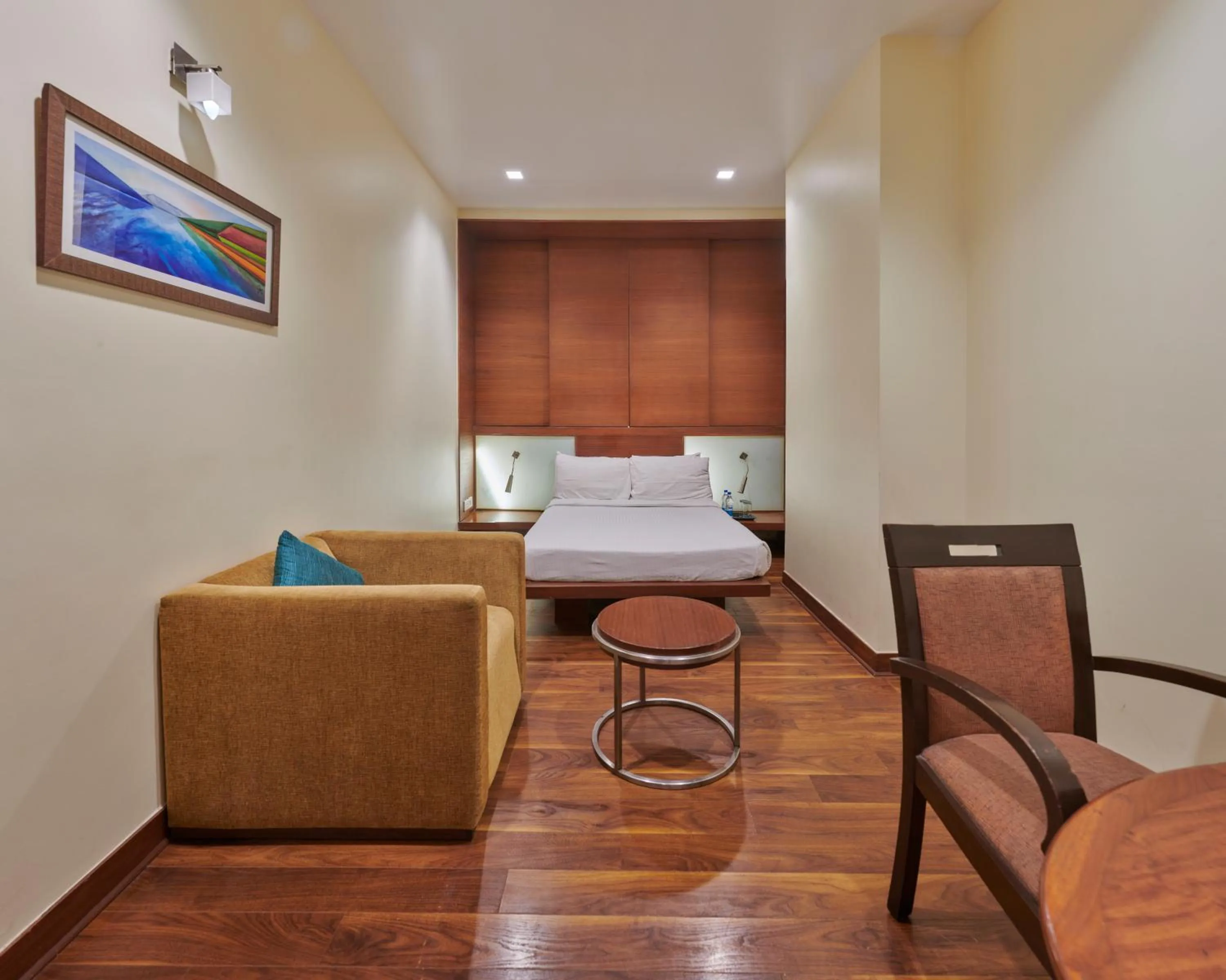 Bed in Hotel Studio Estique