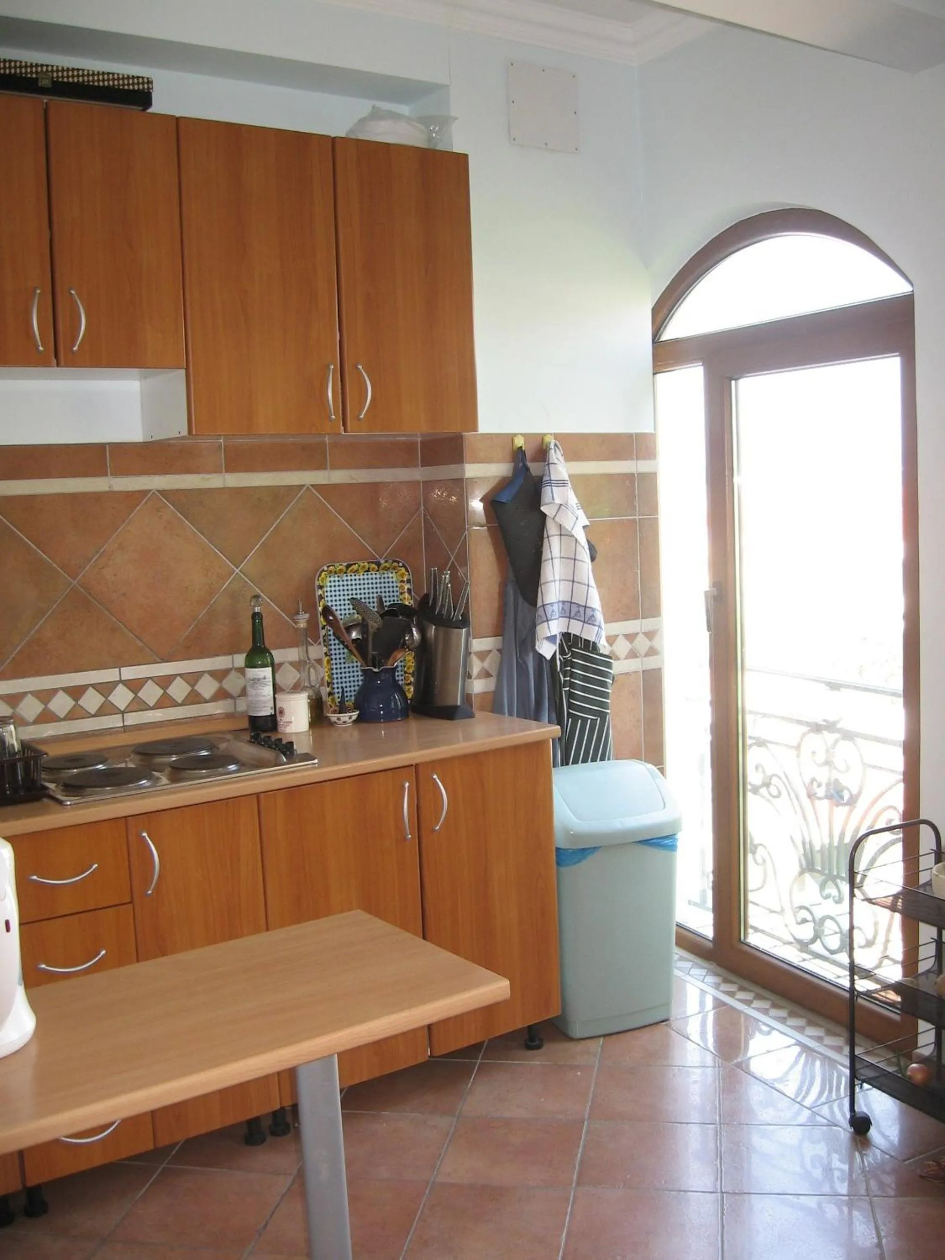 Kitchen or kitchenette in Apartments and Rooms Levantin Inn
