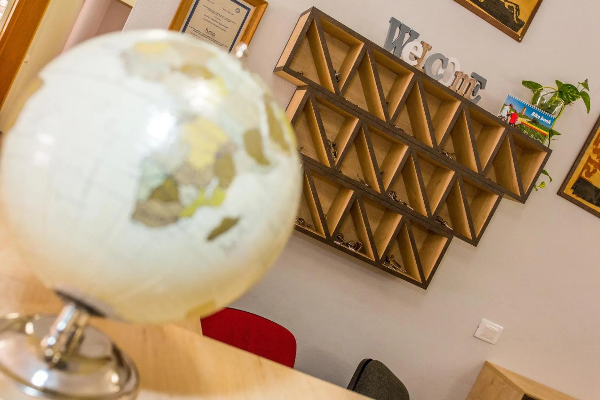 Lobby or reception in Student's Hostel Estense