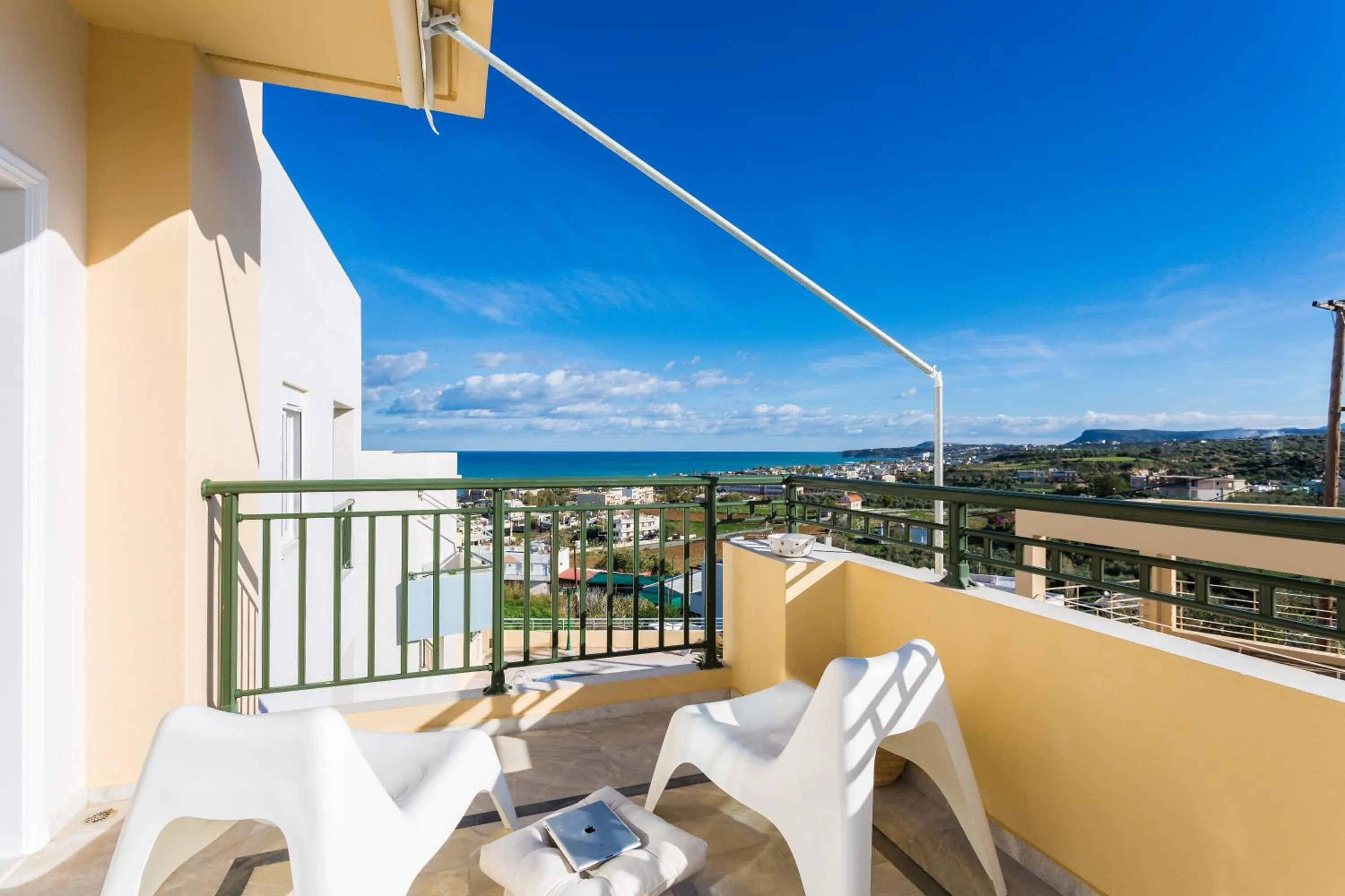 Sea view in Radamanthy's Hotel Apartments