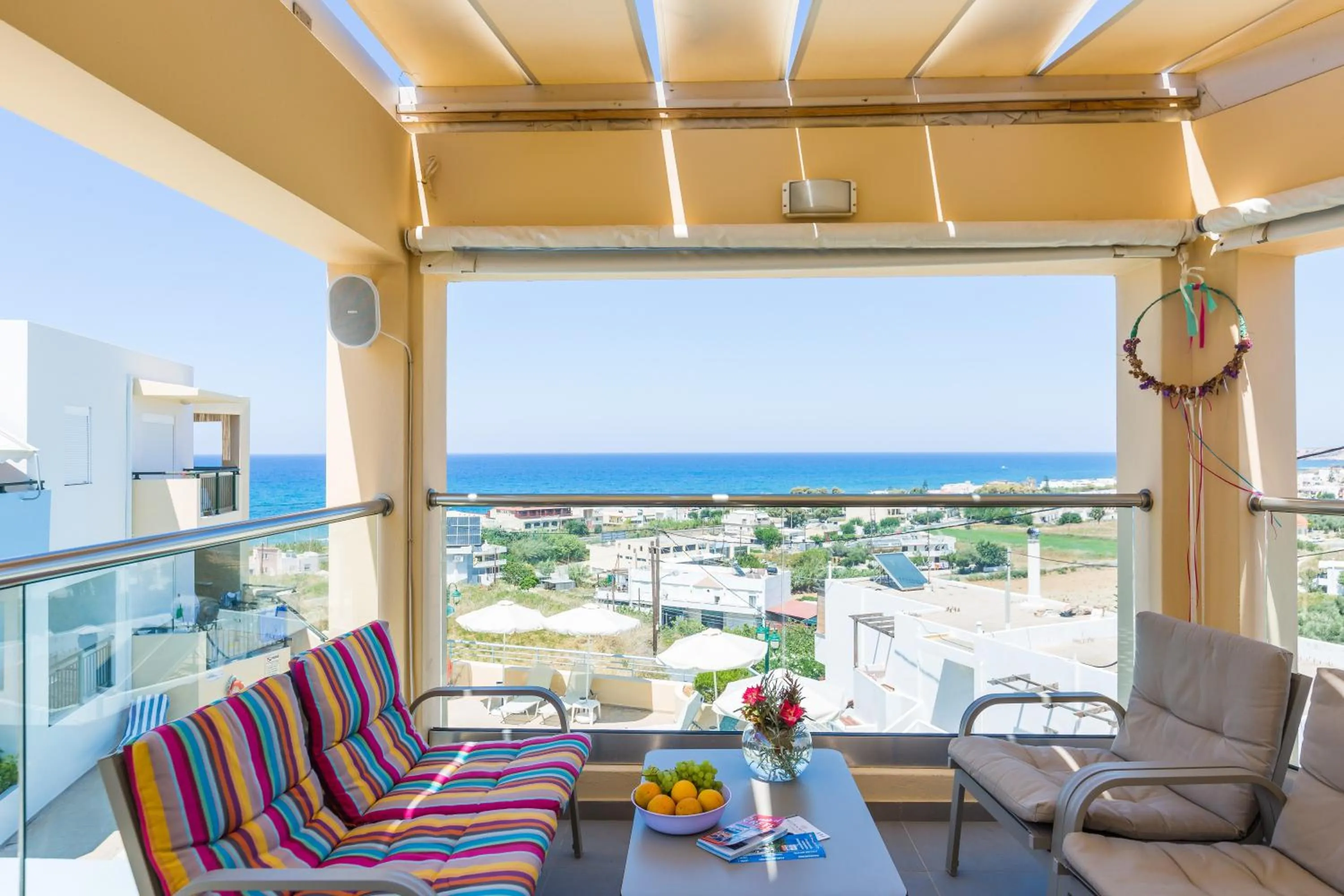Balcony/Terrace in Radamanthy's Hotel Apartments