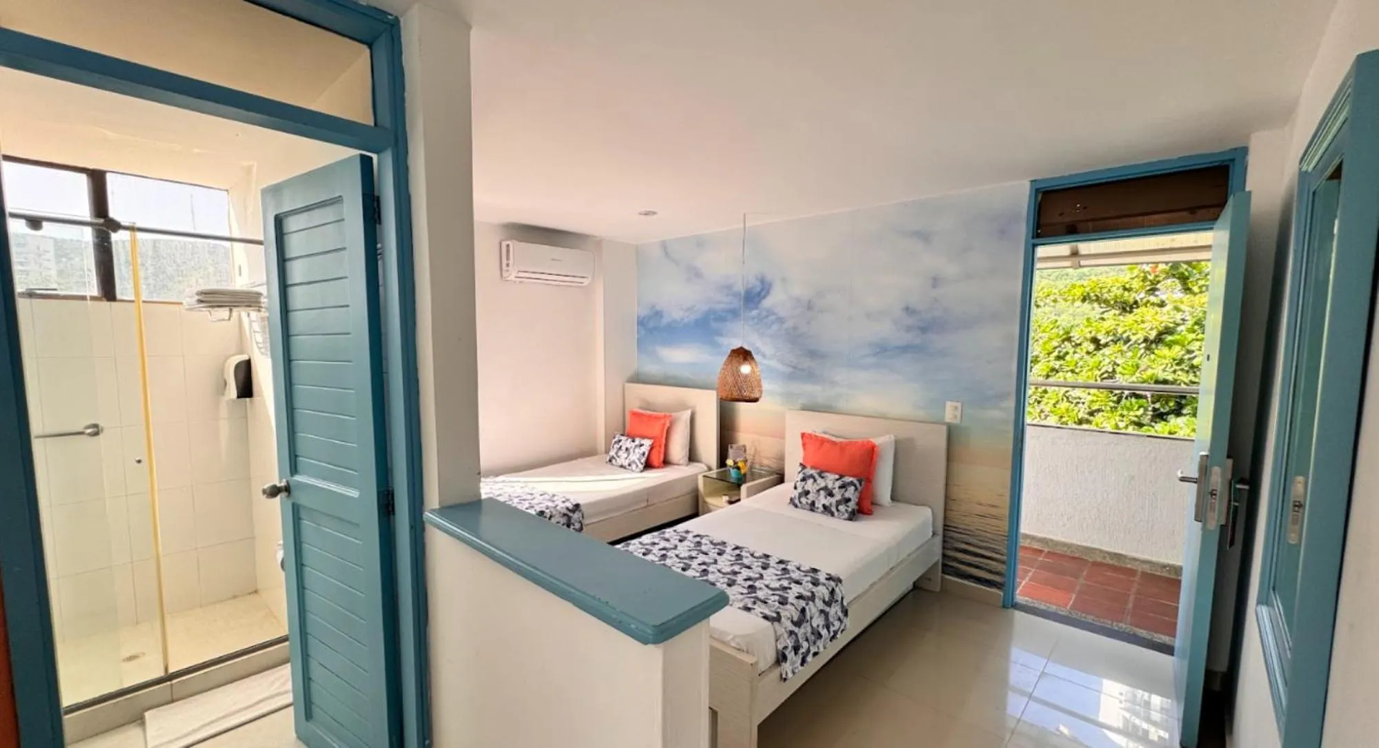 Bed in TAMA Hotel Santa Marta