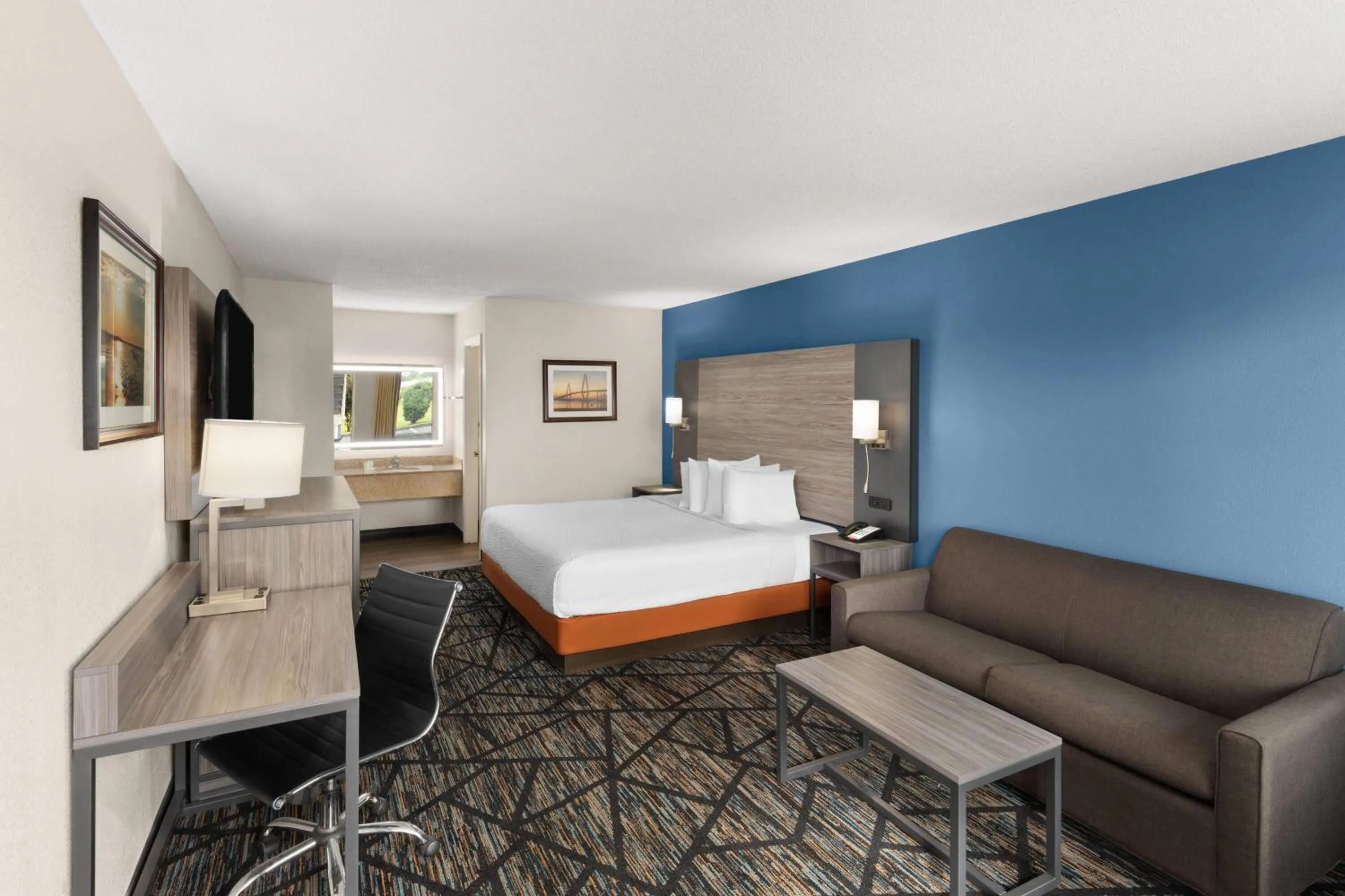 Photo of the whole room, Bed in Baymont by Wyndham Richburg - Chester Area